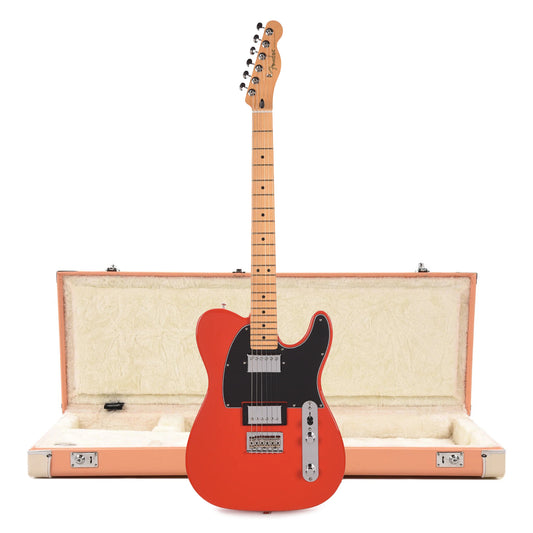 Fender Player II Telecaster HH MN Coral Red and Pacific Peach Hardshell Case Bundle Electric Guitars / Solid Body