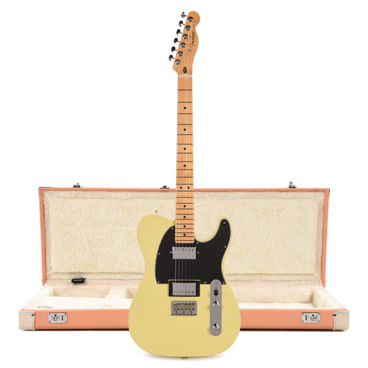 Fender Player II Telecaster HH MN Hialeah Yellow and Pacific Peach Hardshell Case Bundle Electric Guitars / Solid Body