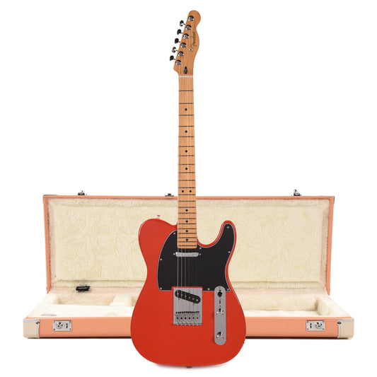 Fender Player II Telecaster MN Coral Red and Pacific Peach Hardshell Case Bundle Electric Guitars / Solid Body