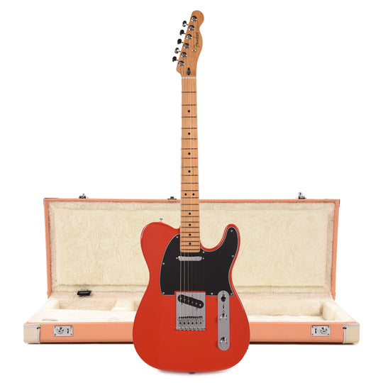 Fender Player II Telecaster MN Coral Red and Pacific Peach Hardshell Case Bundle Electric Guitars / Solid Body