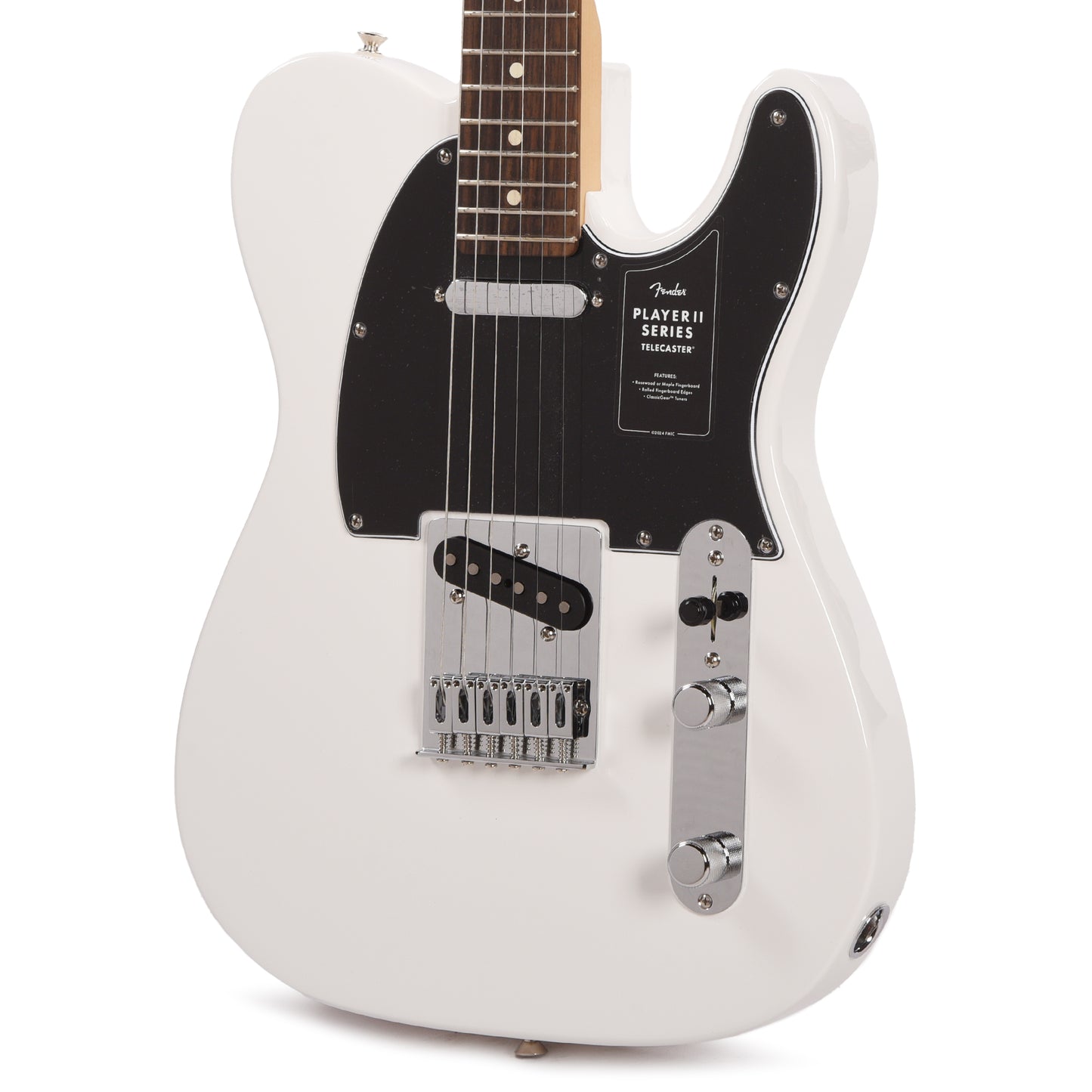 Fender Player II Telecaster Polar White Electric Guitars / Solid Body