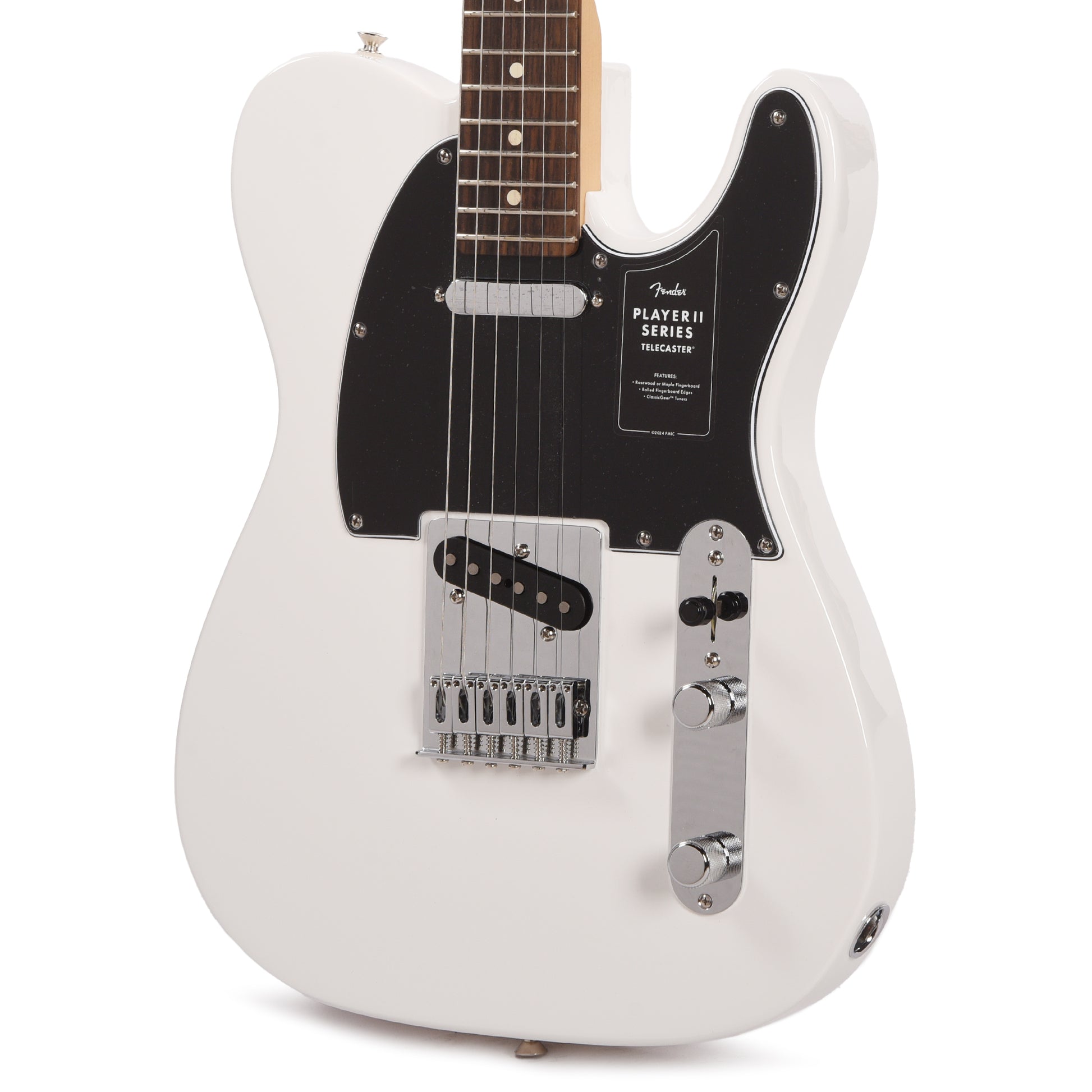 Fender Player II Telecaster Polar White Electric Guitars / Solid Body