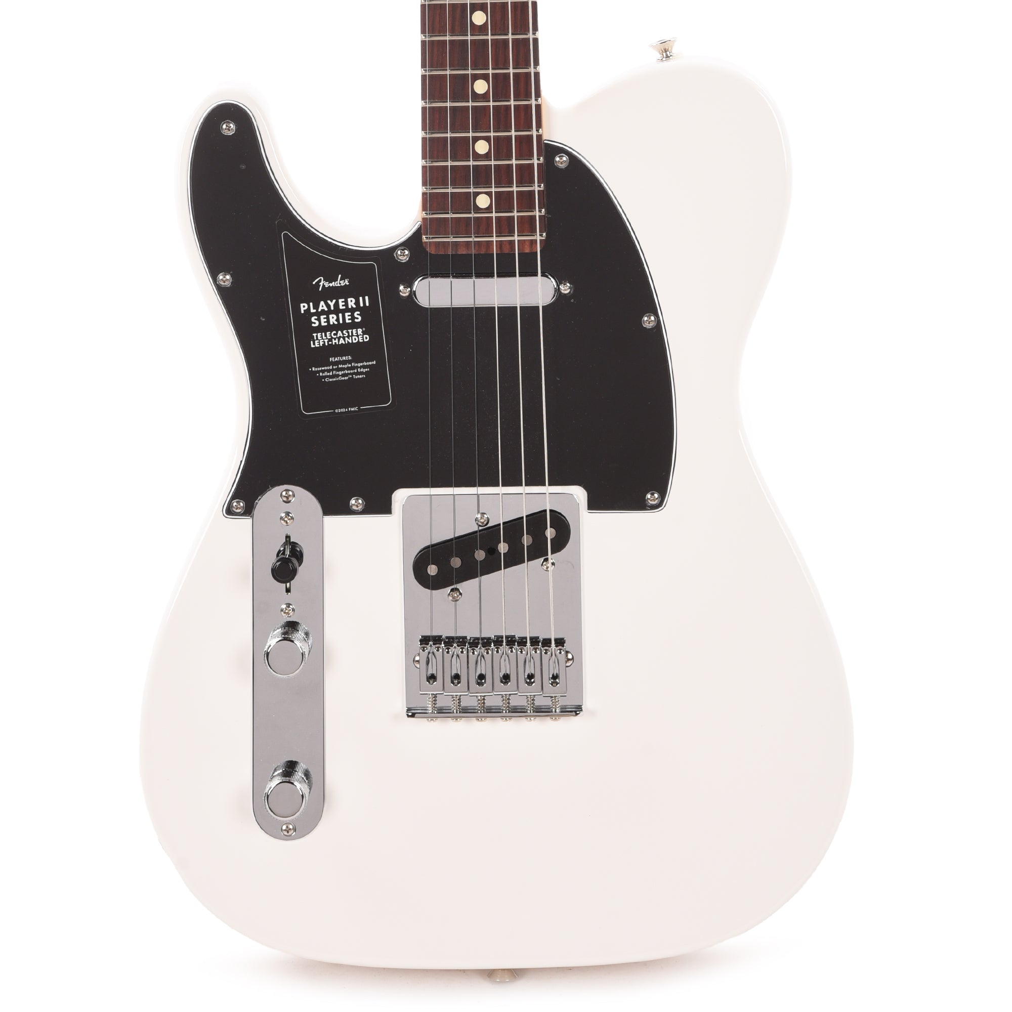Fender Player II Telecaster Polar White LEFTY – Chicago Music Exchange