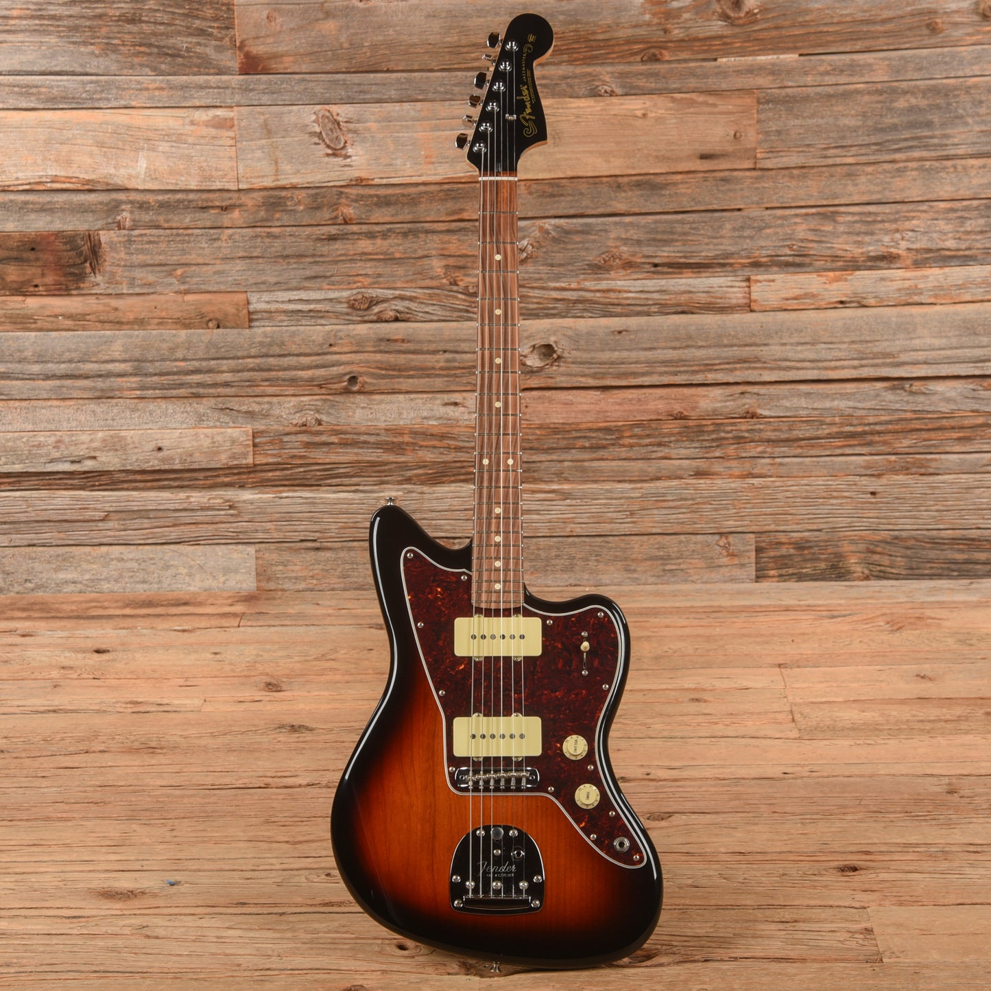 Fender Player Jazzmaster 3-Color Sunburst w/Black Headcap Electric Guitars / Solid Body