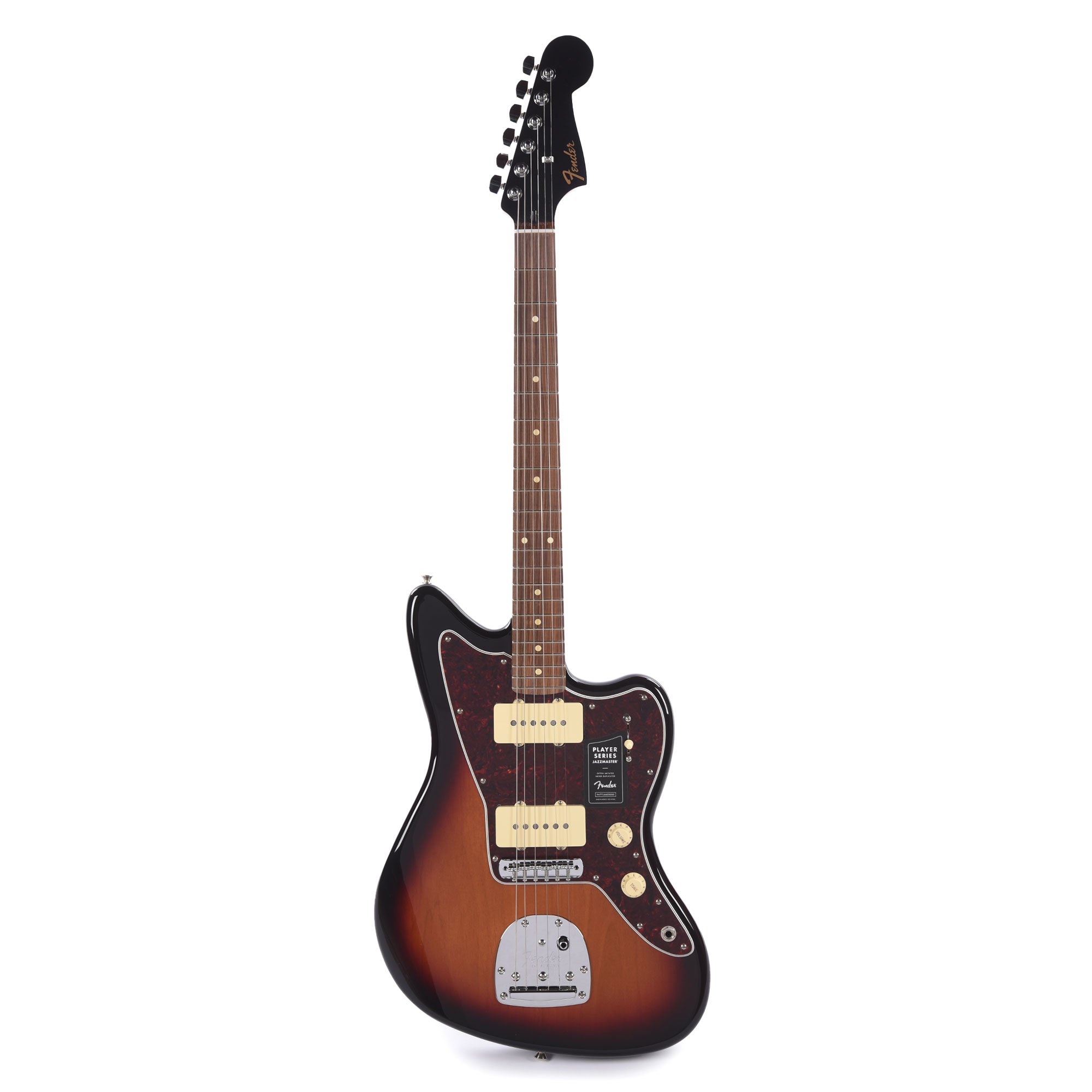 Fender Player Jazzmaster 3-Color Sunburst w/Black Headcap Electric Guitars / Solid Body