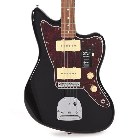 Fender Player Jazzmaster Black w/Matching Headcap, Pure Vintage '65 Pickups, & Series/Parallel 4-Way Electric Guitars / Solid Body