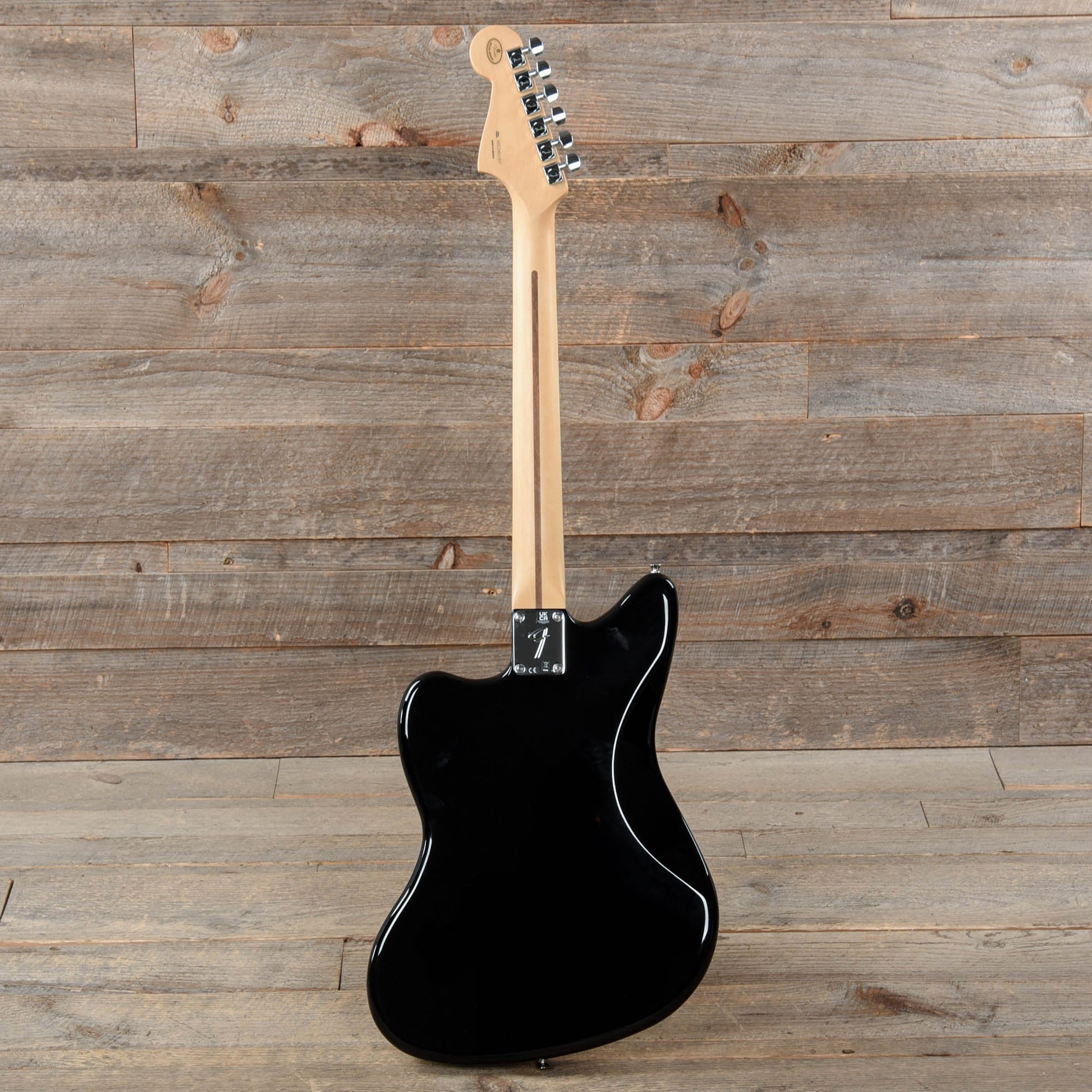 Fender Player Jazzmaster Black w/Matching Headcap, Pure Vintage '65 Pickups, & Series/Parallel 4-Way Electric Guitars / Solid Body