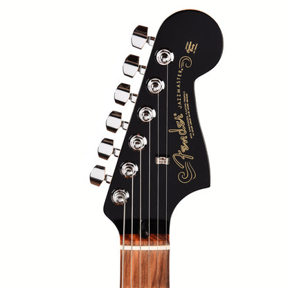 Fender Player Jazzmaster Black w/Matching Headcap, Pure Vintage '65 Pickups, & Series/Parallel 4-Way Electric Guitars / Solid Body