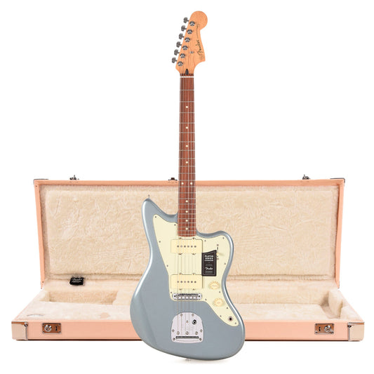 Fender Player Jazzmaster Ice Blue Metallic w/Pure Vintage '65 Pickups & Series/Parallel 4-Way and Hardshell Case Jazzmaster/Jaguar Shell Pink w/Cream Interior Electric Guitars / Solid Body