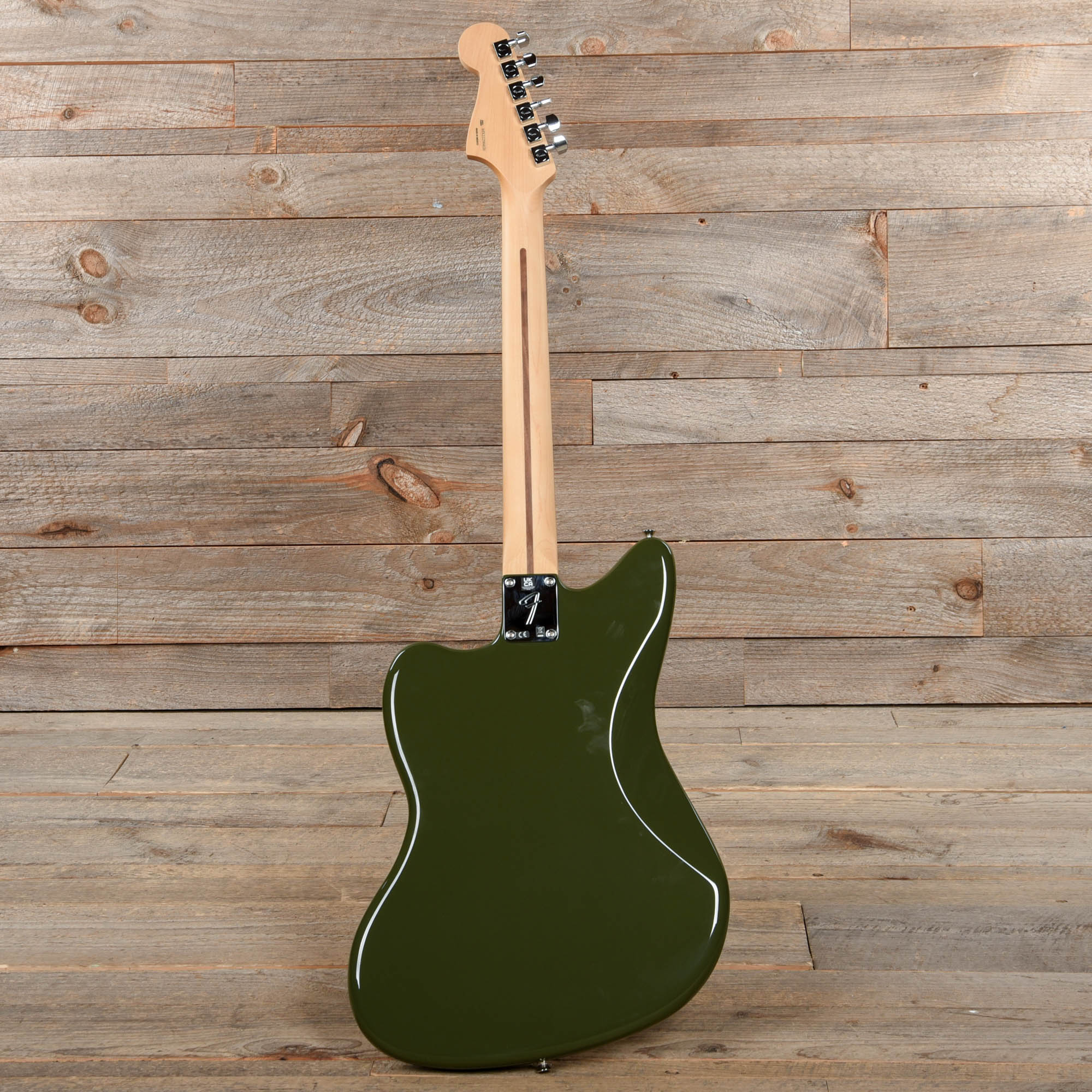 Fender Player Jazzmaster Olive w/Matching Headcap, Pure Vintage '65 Pickups, & Series/Parallel 4-Way Electric Guitars / Solid Body