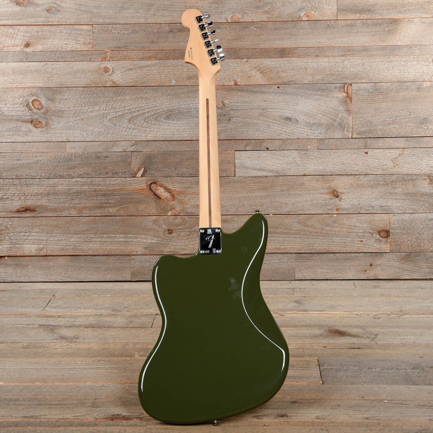 Fender Player Jazzmaster Olive w/Matching Headcap, Pure Vintage '65 Pickups, & Series/Parallel 4-Way Electric Guitars / Solid Body