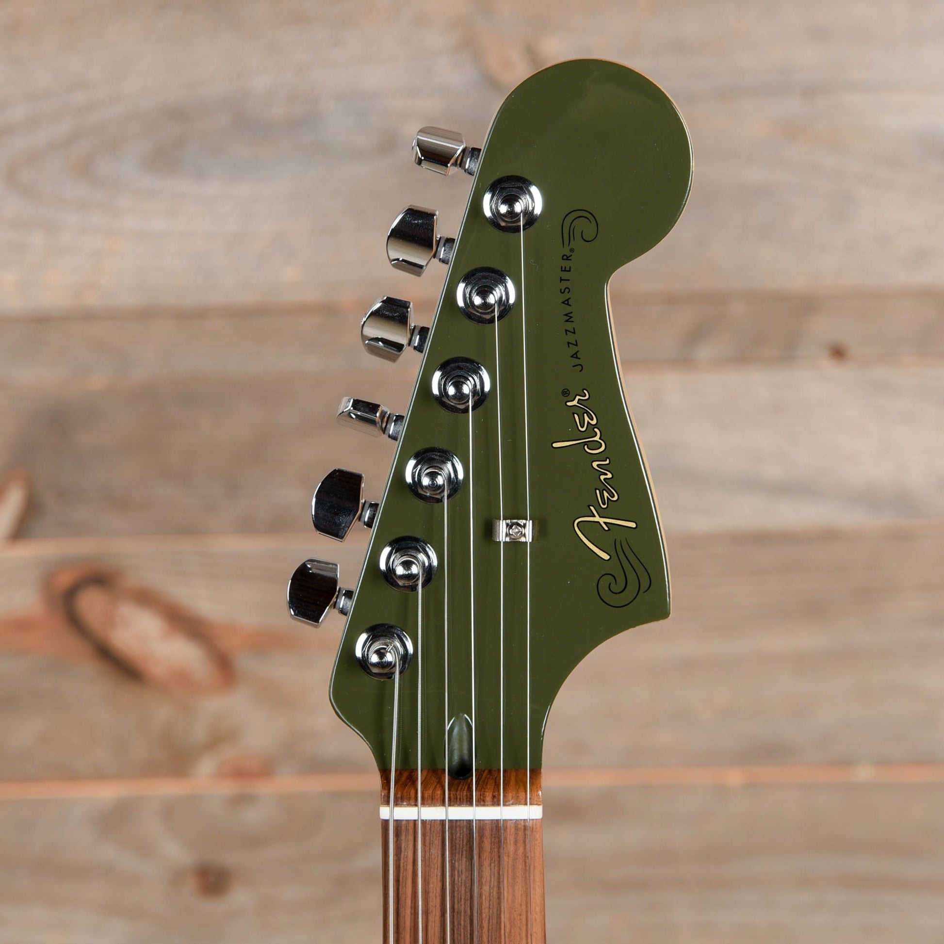 Fender Player Jazzmaster Olive w/Matching Headcap, Pure Vintage '65 Pickups, & Series/Parallel 4-Way Electric Guitars / Solid Body