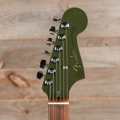 Fender Player Jazzmaster Olive w/Matching Headcap, Pure Vintage '65 Pickups, & Series/Parallel 4-Way Electric Guitars / Solid Body