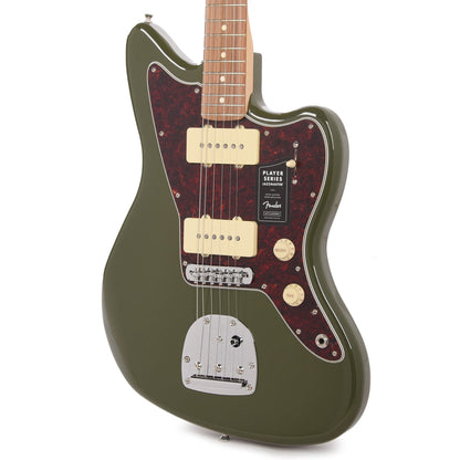 Fender Player Jazzmaster Olive w/Matching Headcap, Pure Vintage '65 Pickups, & Series/Parallel 4-Way Electric Guitars / Solid Body