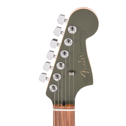 Fender Player Jazzmaster Olive w/Matching Headcap, Pure Vintage '65 Pickups, & Series/Parallel 4-Way Electric Guitars / Solid Body