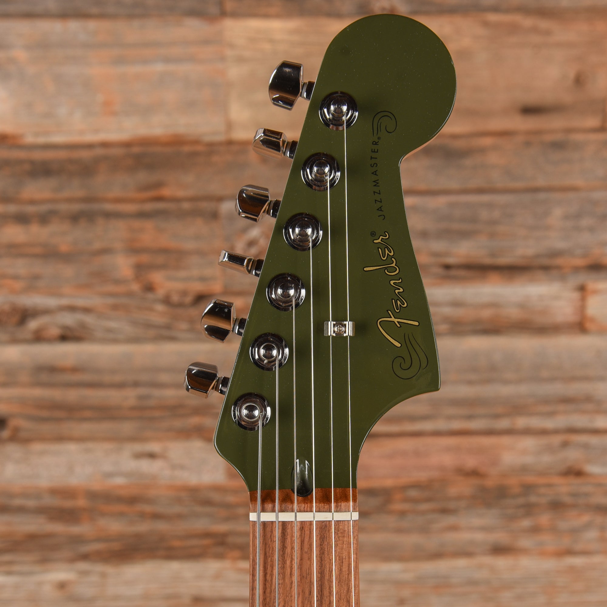Fender Player Jazzmaster Olive w/Matching Headcap, Pure Vintage '65 Pickups, & Series/Parallel 4-Way Electric Guitars / Solid Body