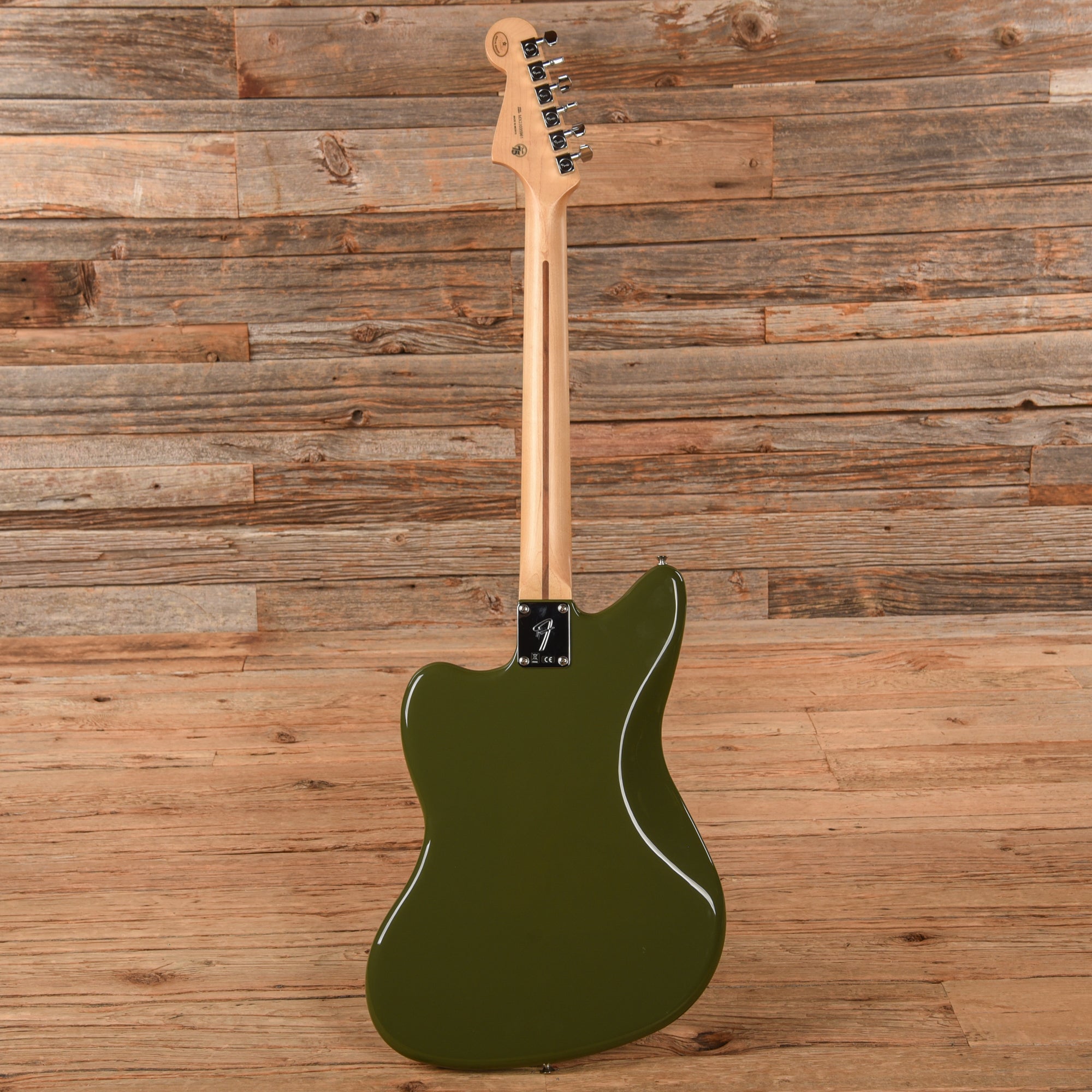 Fender Player Jazzmaster Olive w/Matching Headcap, Pure Vintage '65 Pickups, & Series/Parallel 4-Way Electric Guitars / Solid Body