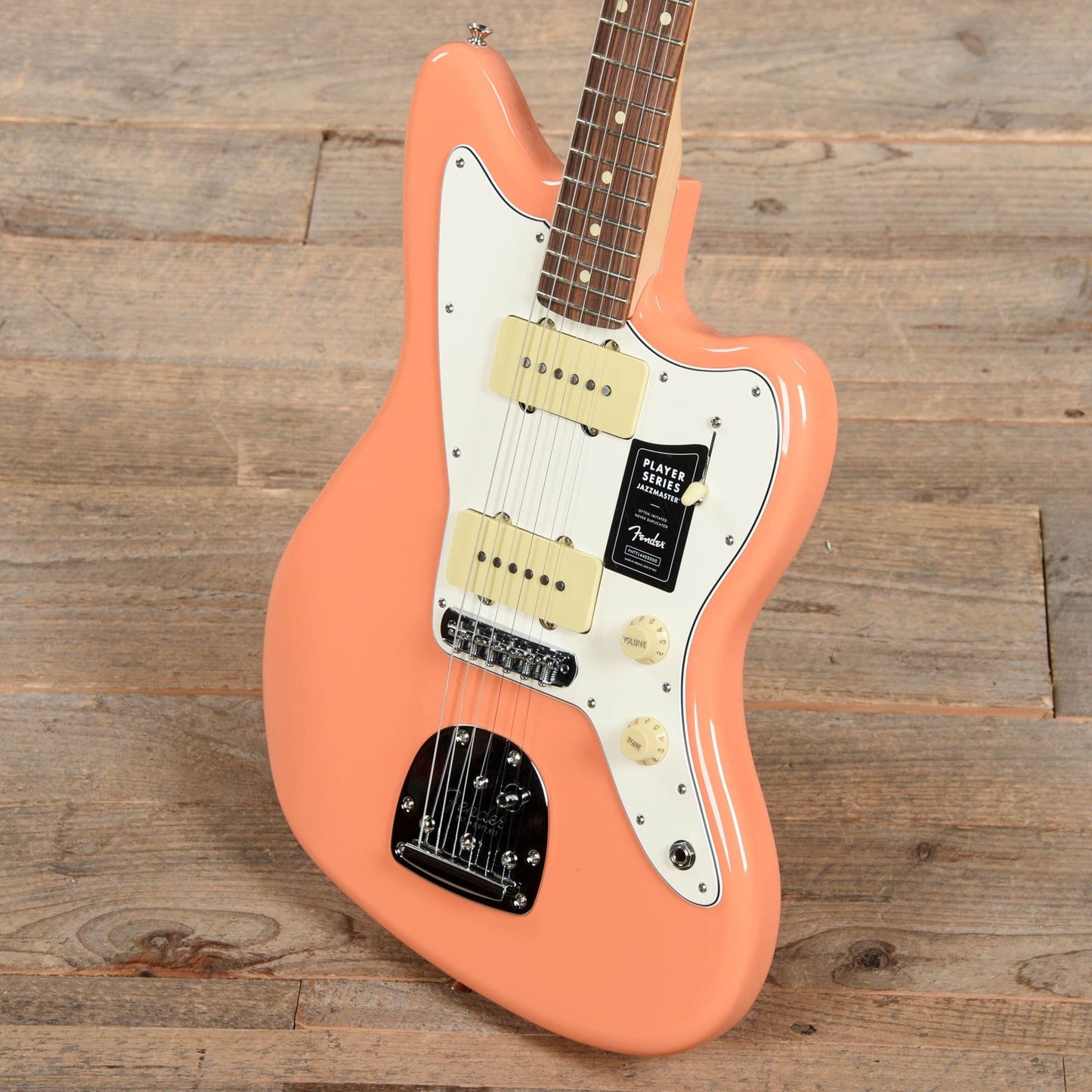 Fender Player Jazzmaster Pacific Peach w/Matching Headcap, Pure Vintage '65 Pickups, & Series/Parallel 4-Way Electric Guitars / Solid Body