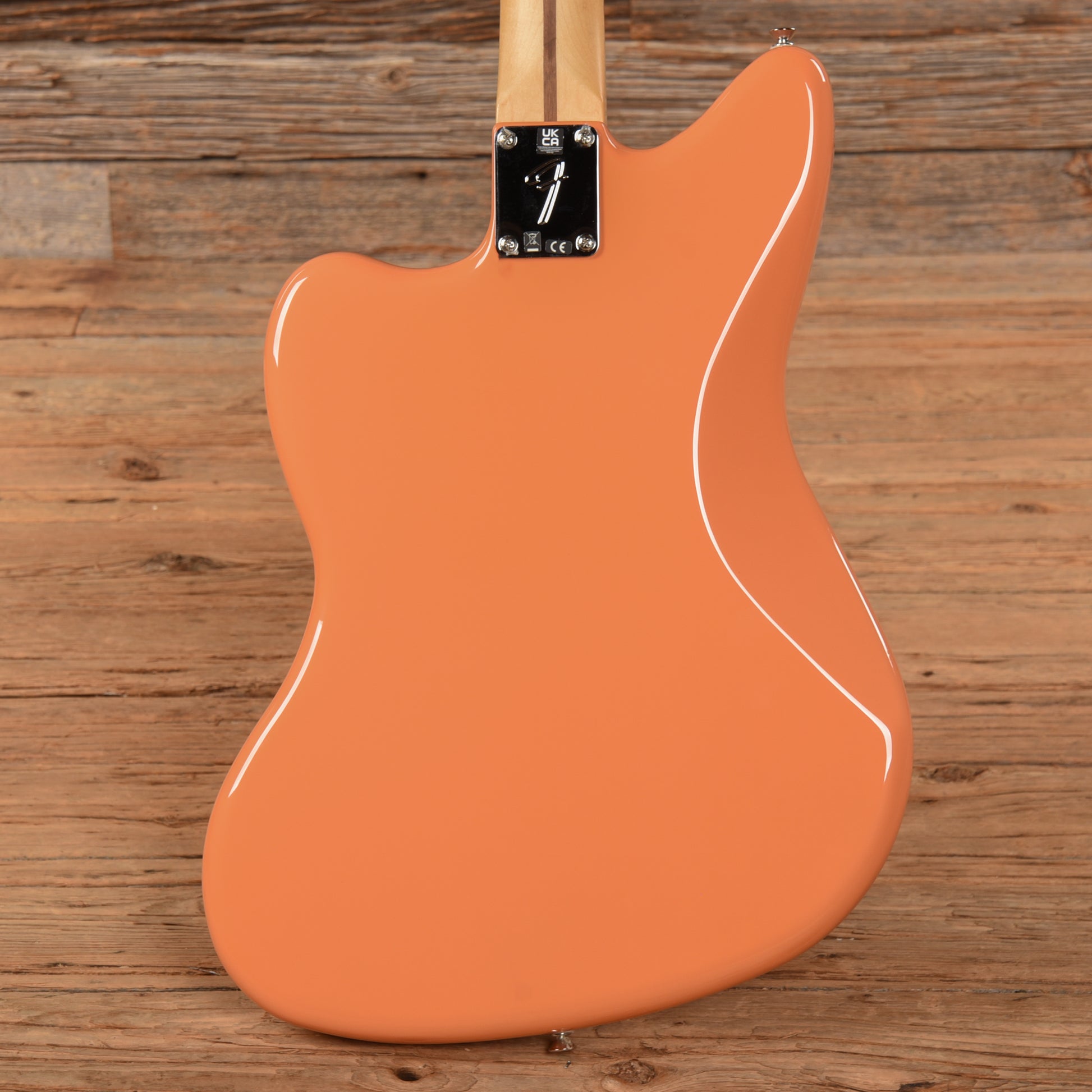 Fender Player Jazzmaster Pacific Peach w/Matching Headcap, Pure Vintage '65 Pickups, & Series/Parallel 4-Way Electric Guitars / Solid Body