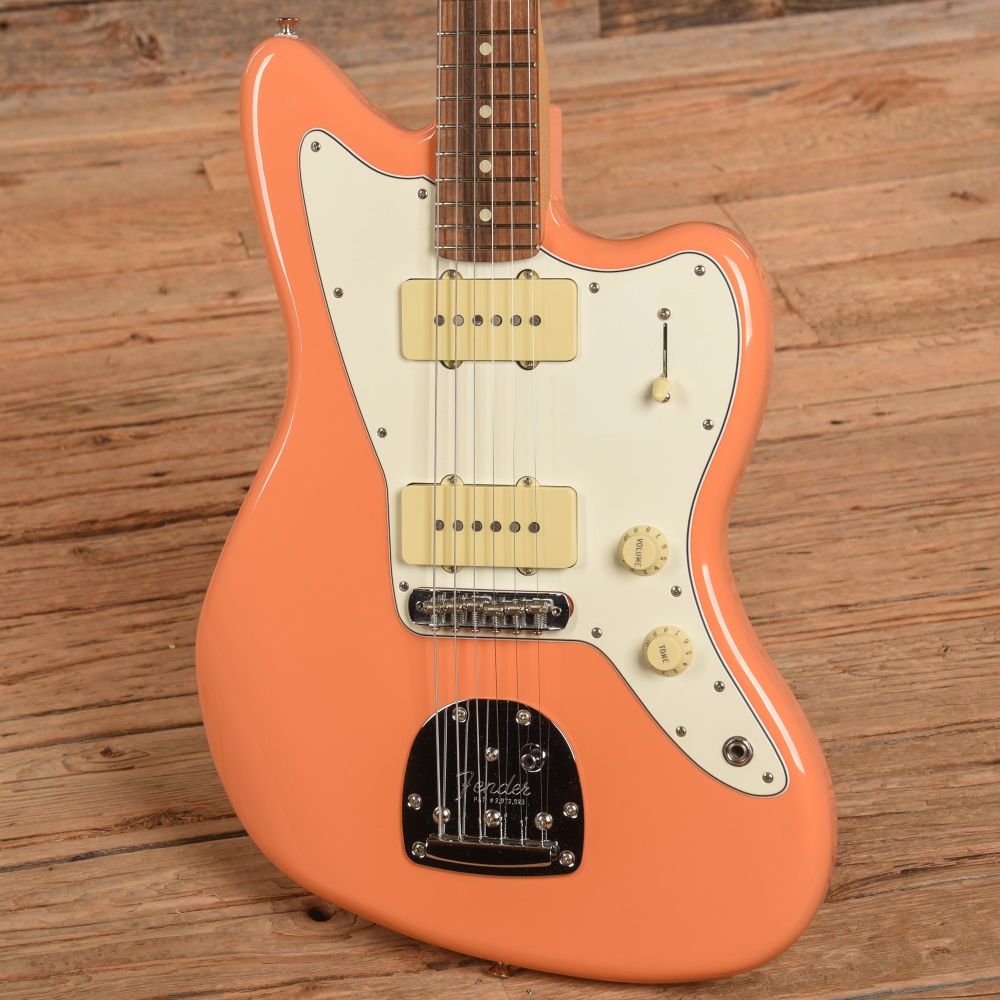 Fender Player Jazzmaster Pacific Peach w/Matching Headcap, Pure Vintage '65 Pickups, & Series/Parallel 4-Way Electric Guitars / Solid Body