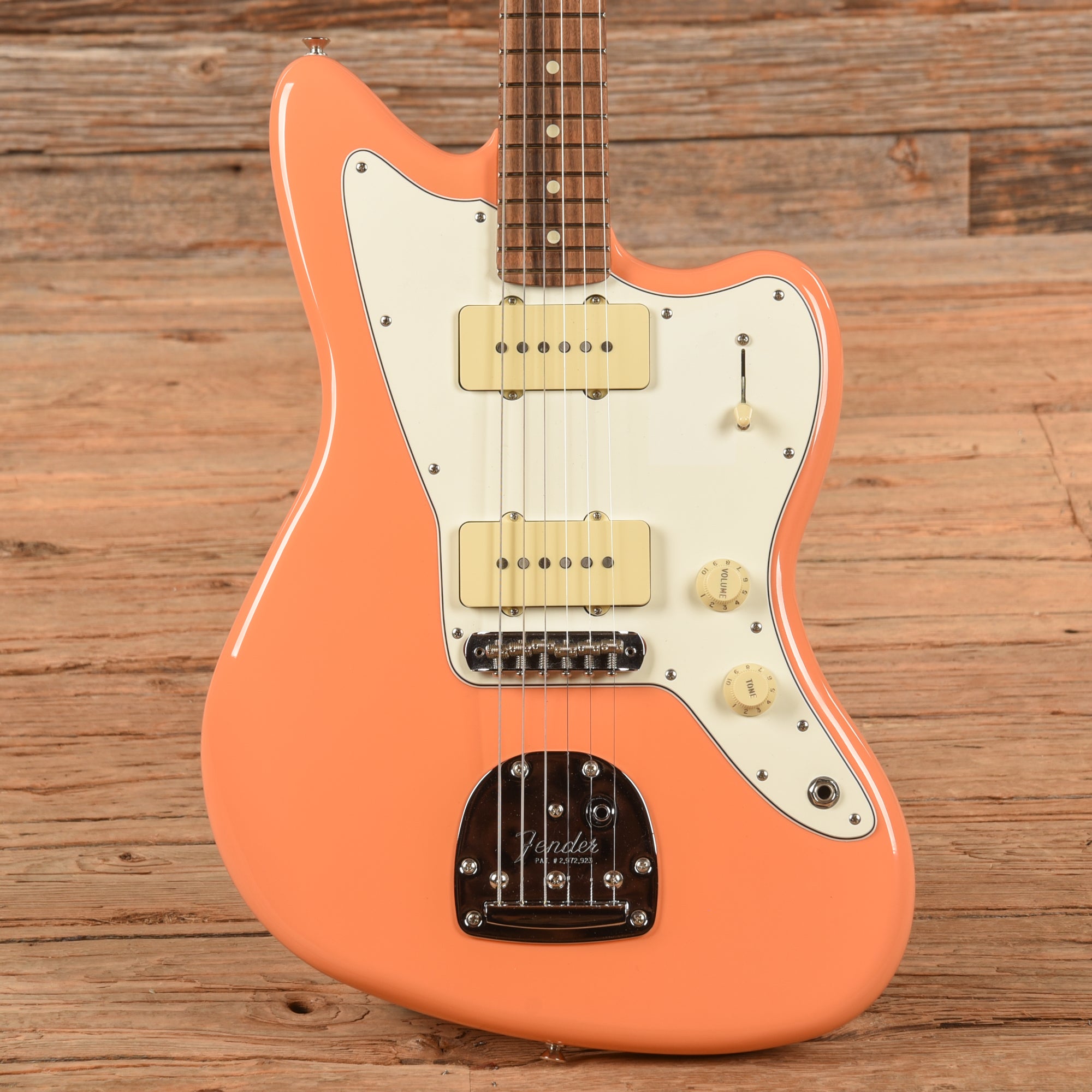 Fender Player Jazzmaster Pacific Peach w/Matching Headcap, Pure Vintage '65 Pickups, & Series/Parallel 4-Way Electric Guitars / Solid Body