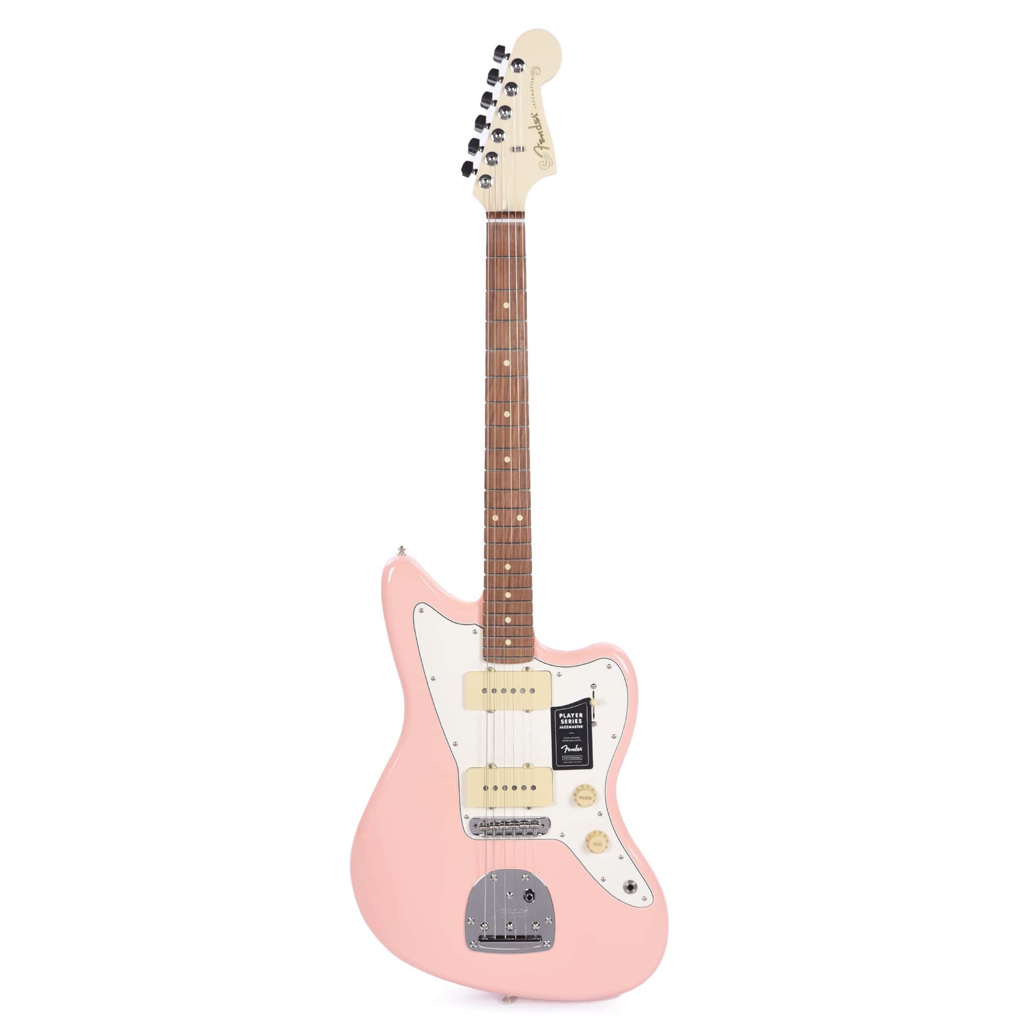 Fender Player Jazzmaster Shell Pink w/Olympic White Headcap, Pure Vintage '65 Pickups, & Series/Parallel 4-Way Electric Guitars / Solid Body