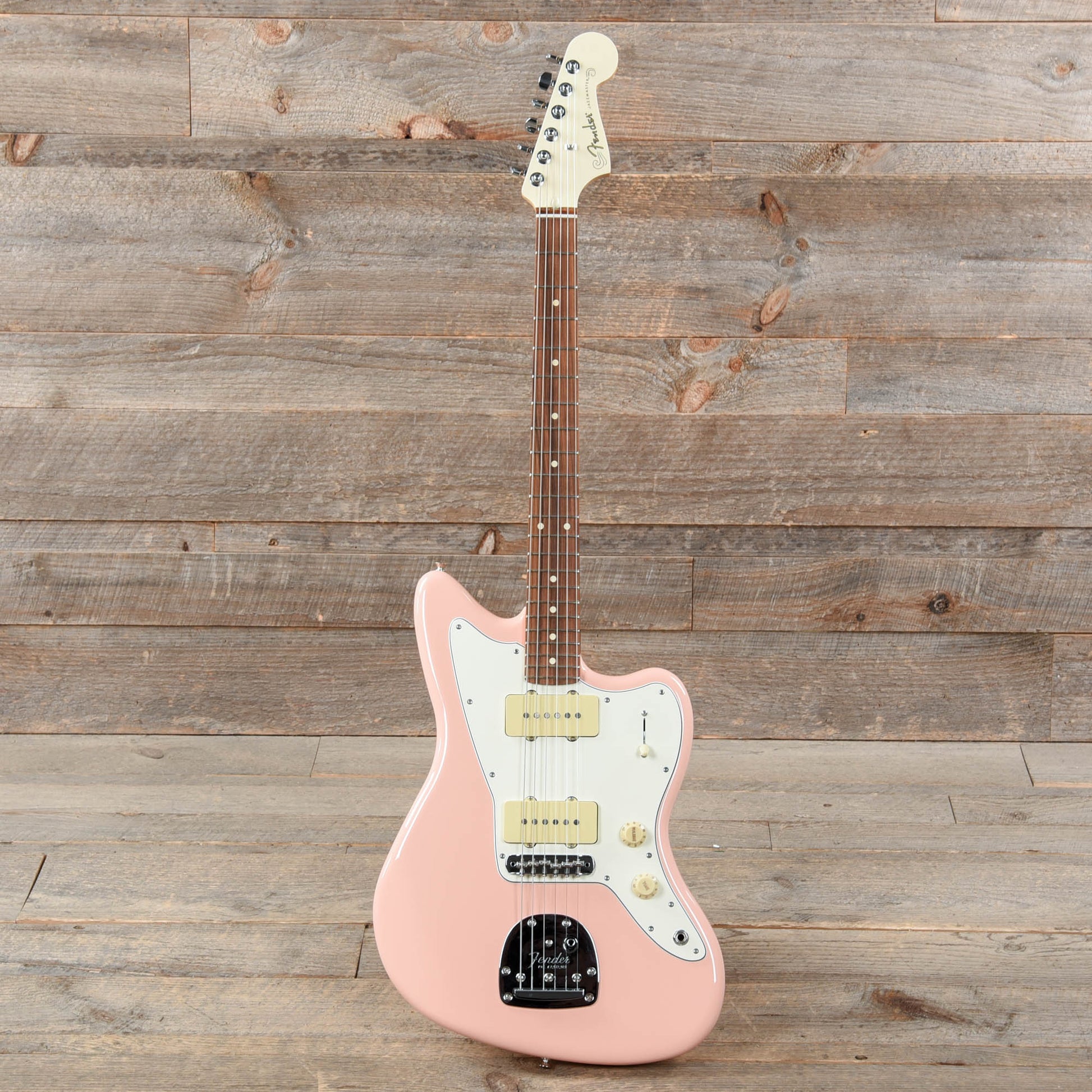 Fender Player Jazzmaster Shell Pink w/Olympic White Headcap, Pure Vintage '65 Pickups, & Series/Parallel 4-Way Electric Guitars / Solid Body