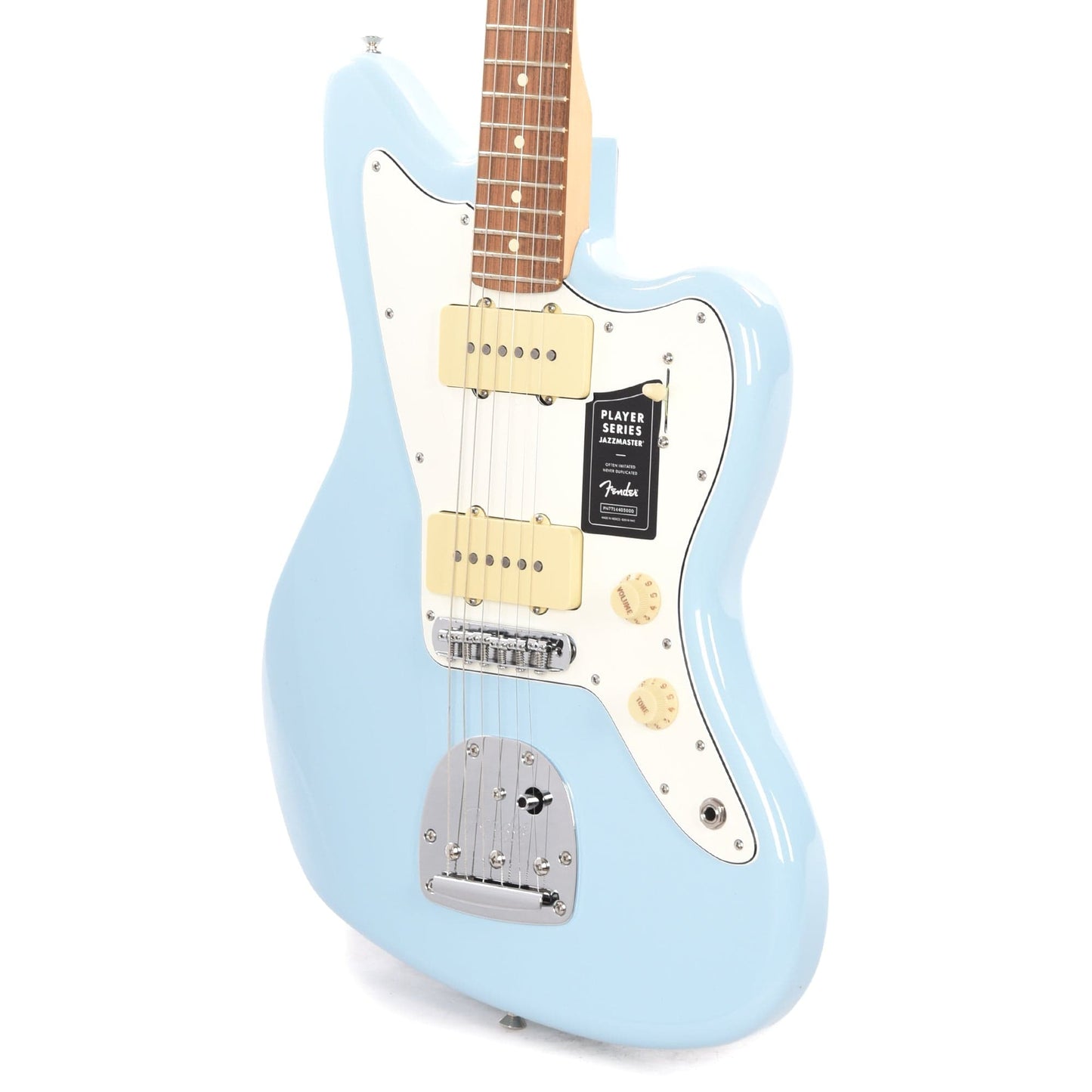Fender Player Jazzmaster Sonic Blue w/Olympic White Headcap, Pure Vintage '65 Pickups, & Series/Parallel 4-Way Electric Guitars / Solid Body