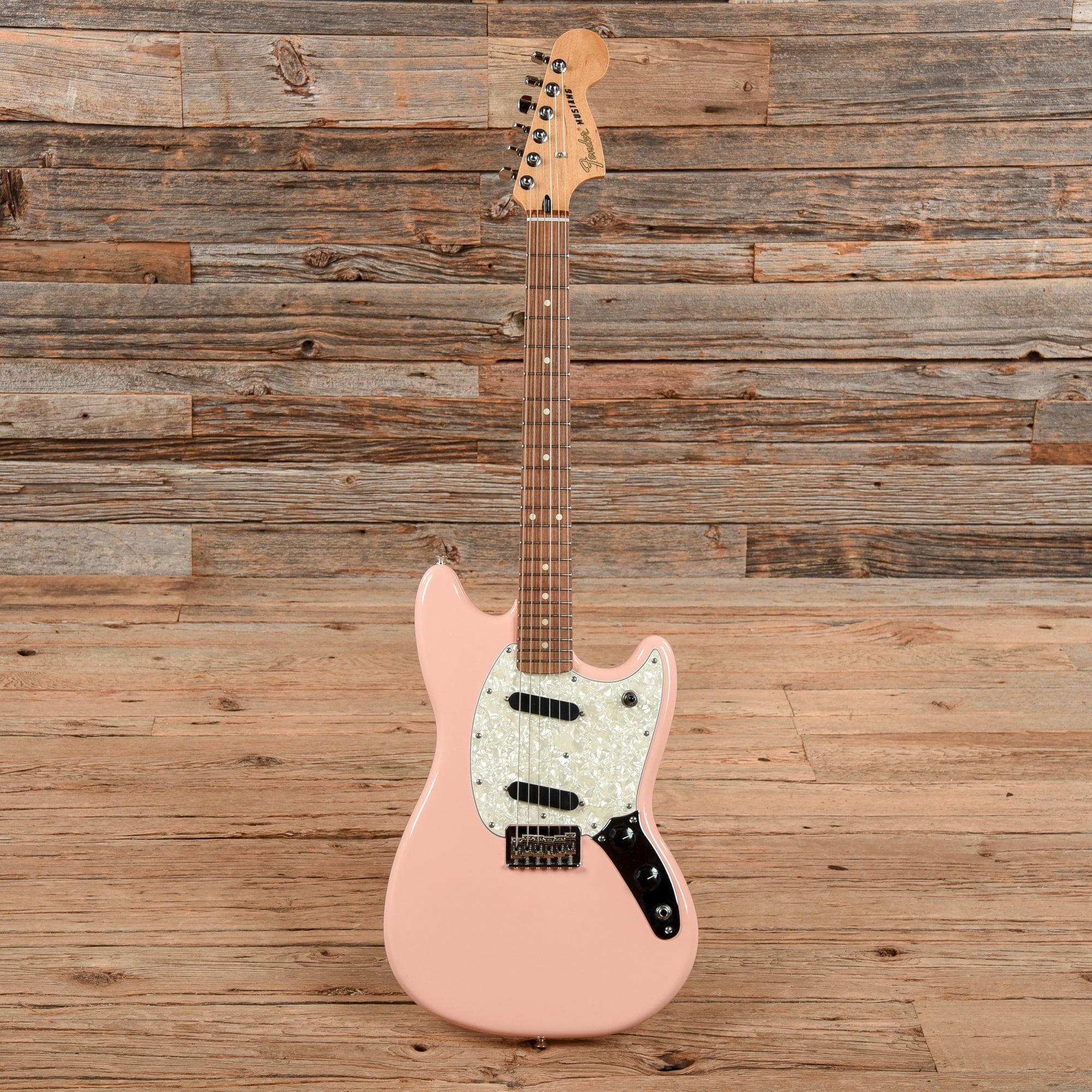 Shell Pink Fender Model Fender Player Mustang Shell Pink 2021 – Chicago Music Exchange