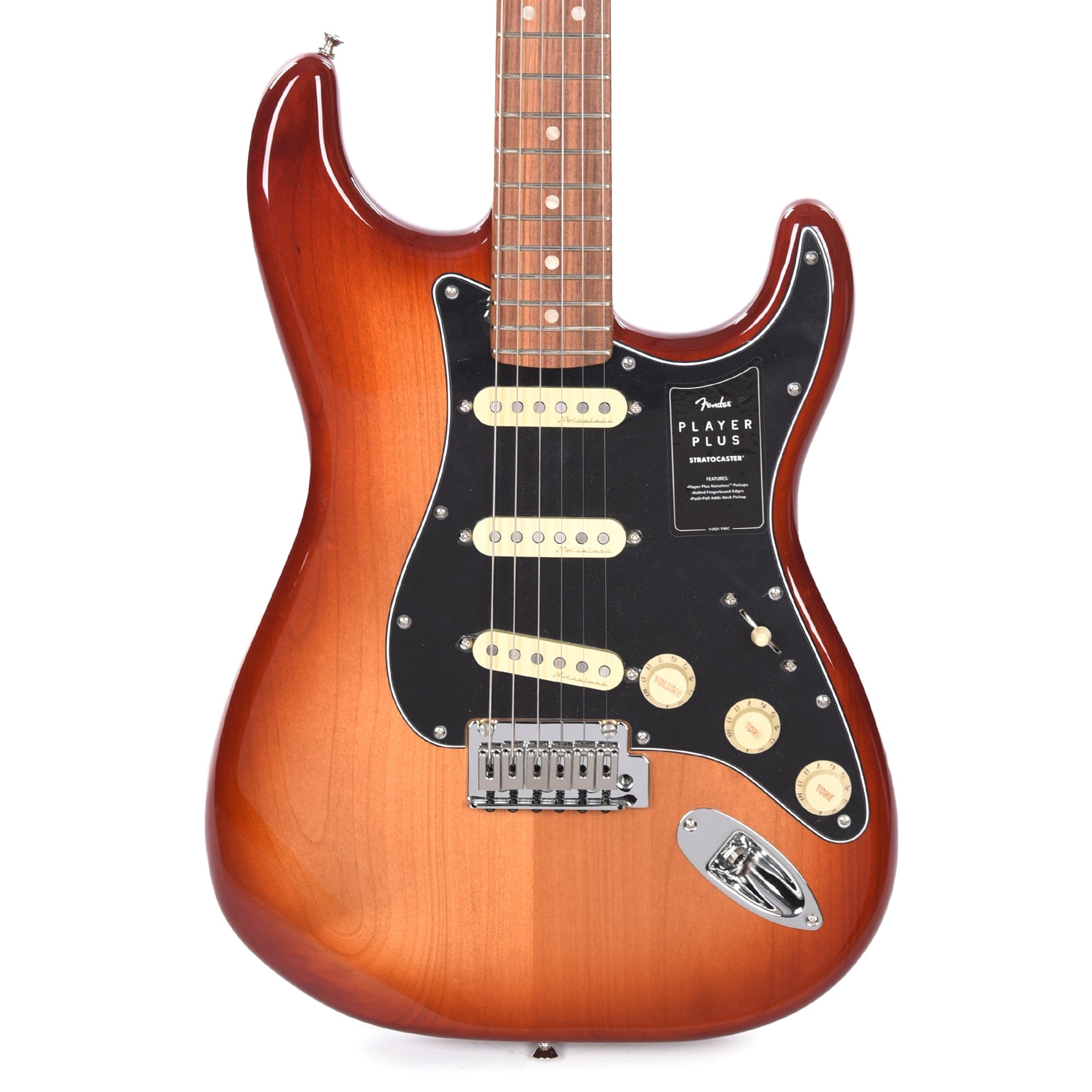 Fender Player Plus Stratocaster Sienna Sunburst Electric Guitars / Solid Body