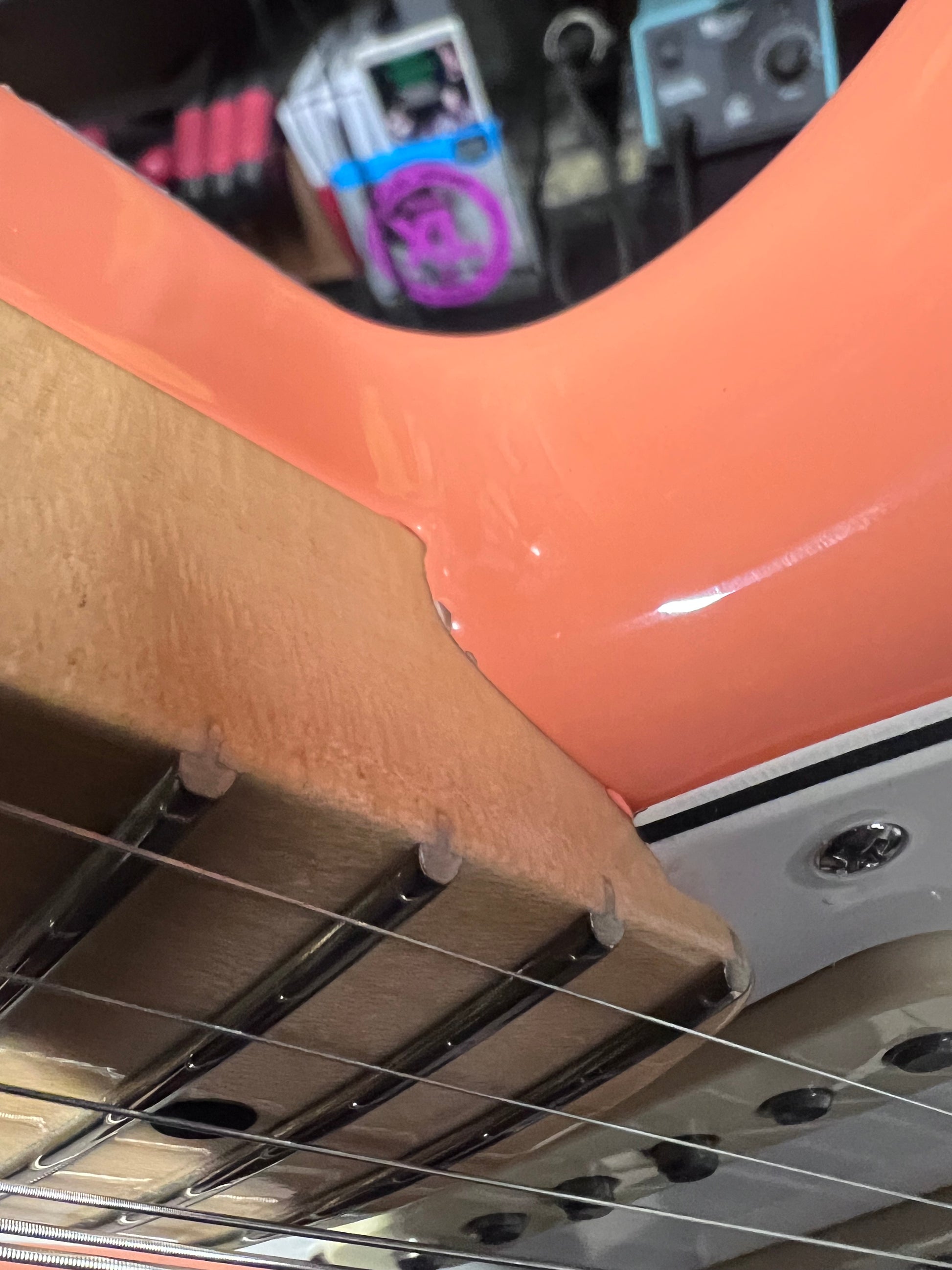 Fender Player Stratocaster Pacific Peach Electric Guitars / Solid Body