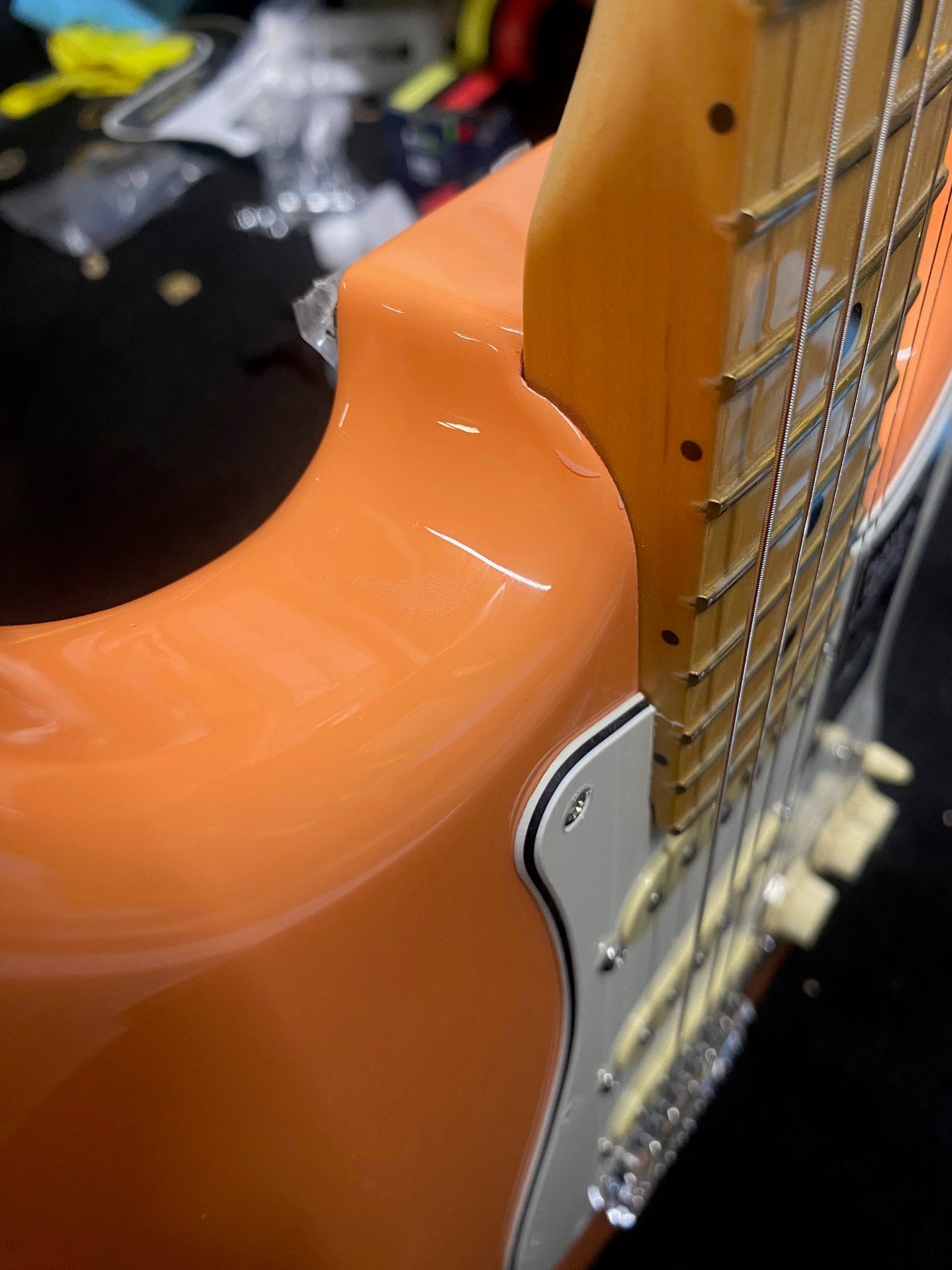 Fender Player Stratocaster Pacific Peach Electric Guitars / Solid Body