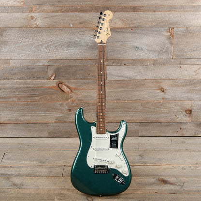 Fender Player Stratocaster PF Sherwood Green Metallic w/3-Ply Parchment Pickguard Electric Guitars / Solid Body