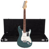 Fender Player Stratocaster PF Sherwood Green Metallic w/3-Ply Parchment Pickguard and Hardshell Case Bundle Electric Guitars / Solid Body