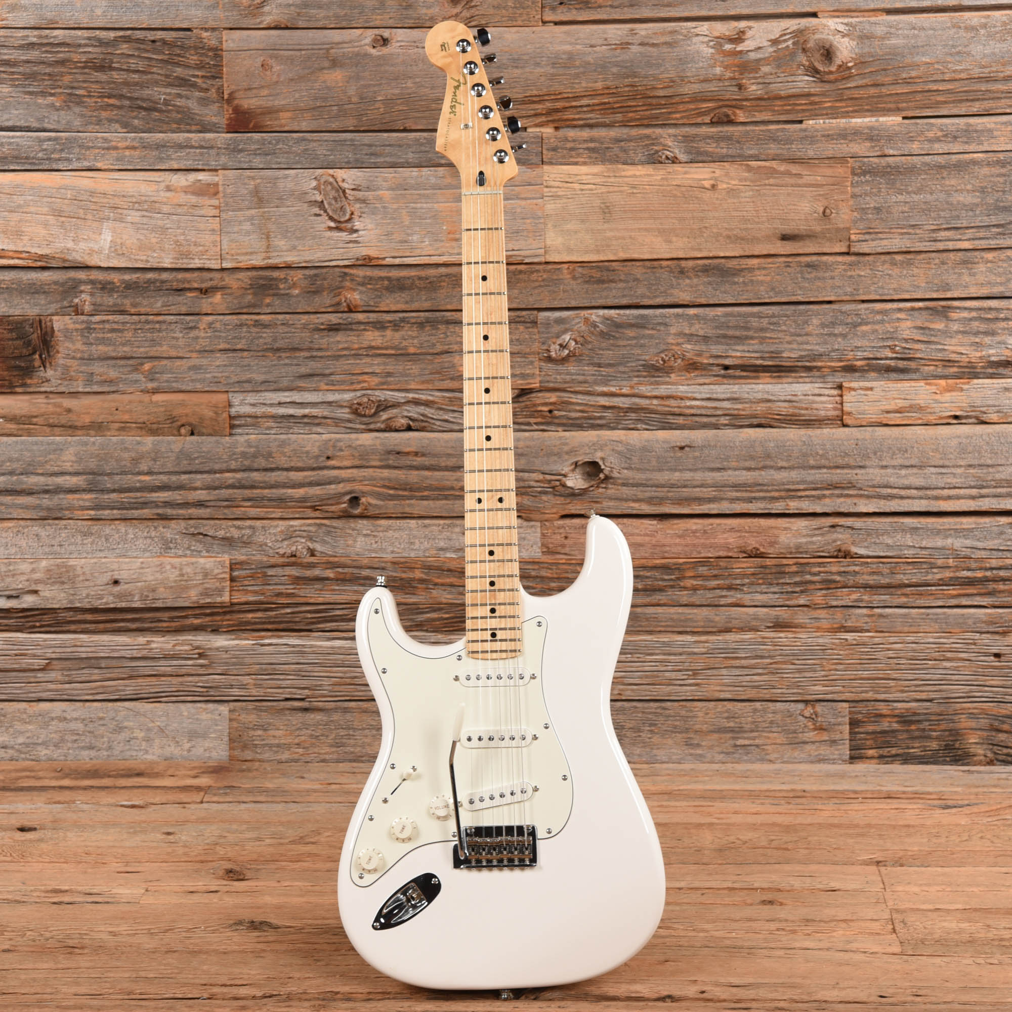 Fender Player Stratocaster Polar White 2021 LEFTY Electric Guitars / Solid Body