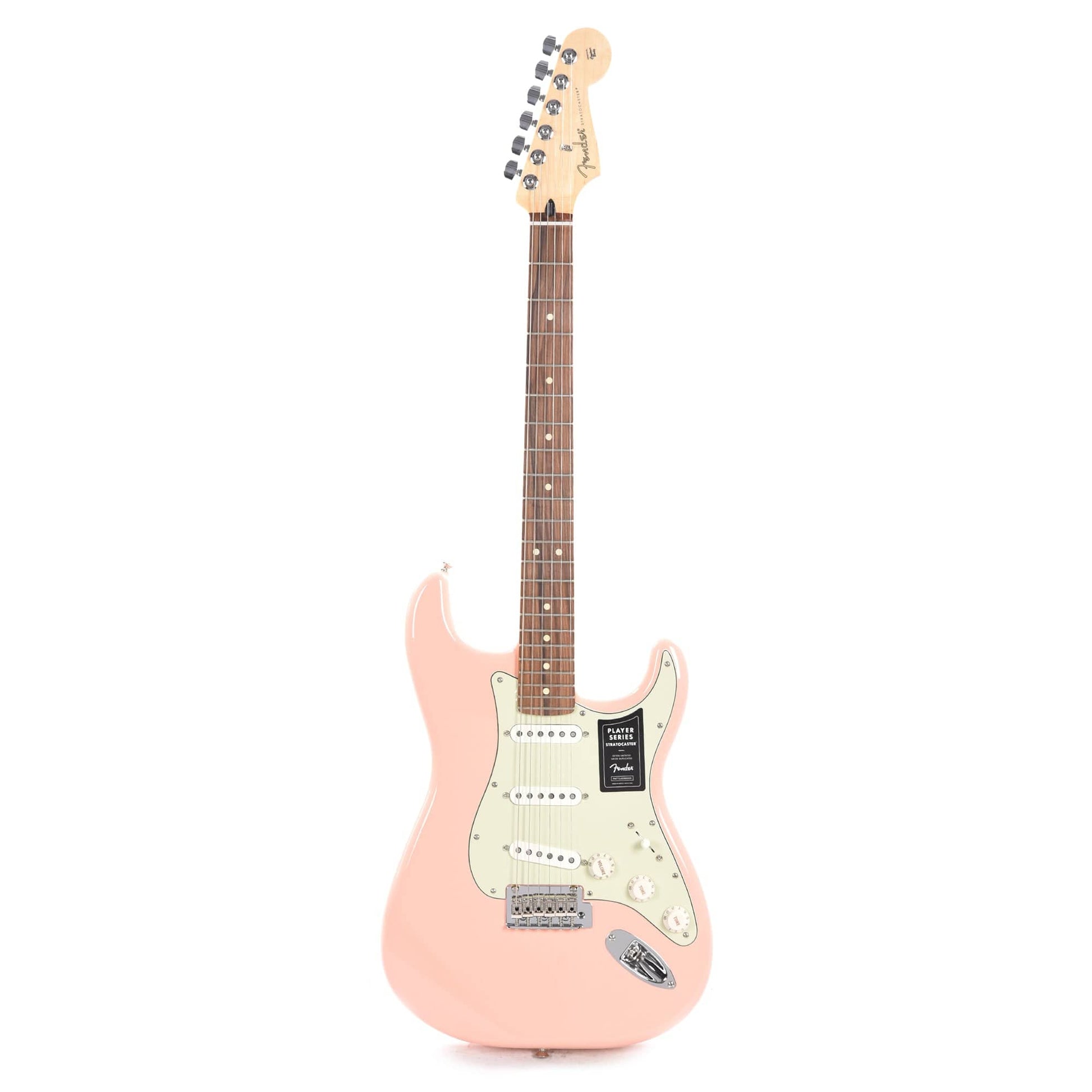 Fender Player Stratocaster Shell Pink w/3-Ply Mint Pickguard Electric Guitars / Solid Body