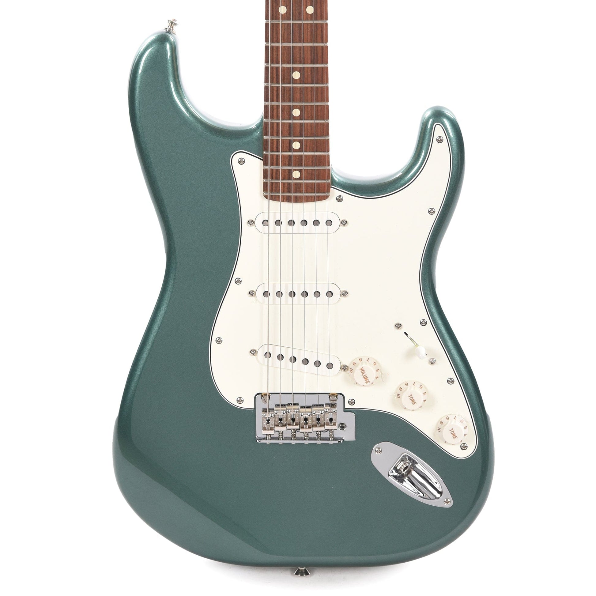 Fender Player Stratocaster Sherwood Green Metallic w/3-Ply Parchment Pickguard Electric Guitars / Solid Body