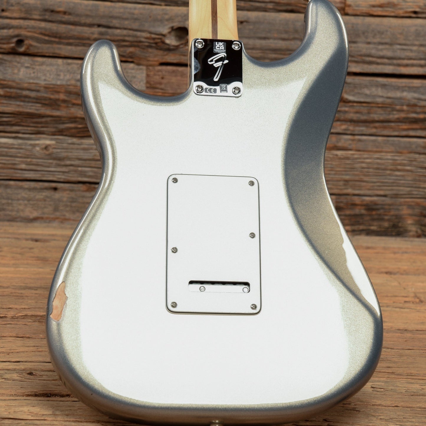 Fender Player Stratocaster Silver Electric Guitars / Solid Body