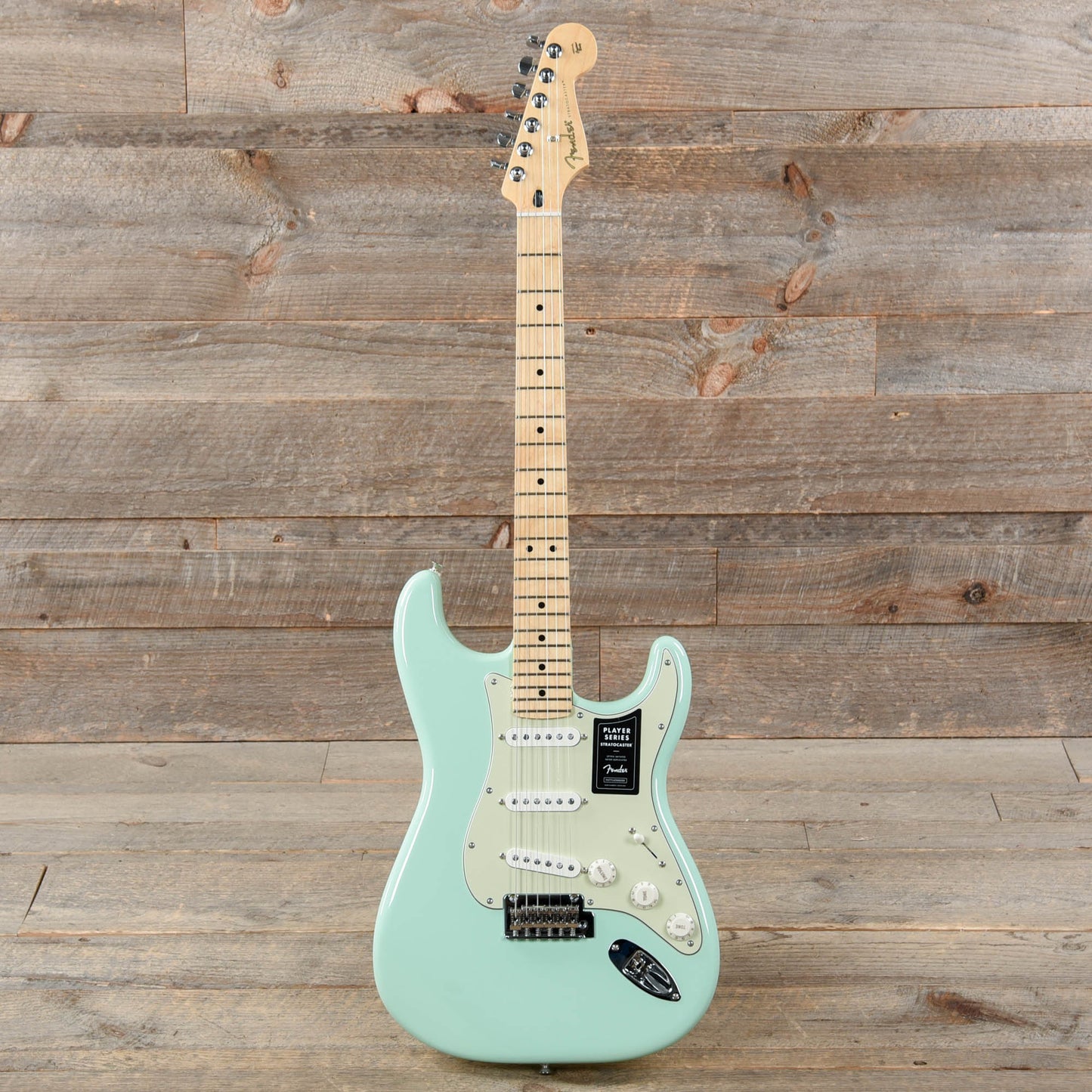 Fender Player Stratocaster Surf Green w/3-Ply Mint Pickguard Electric Guitars / Solid Body