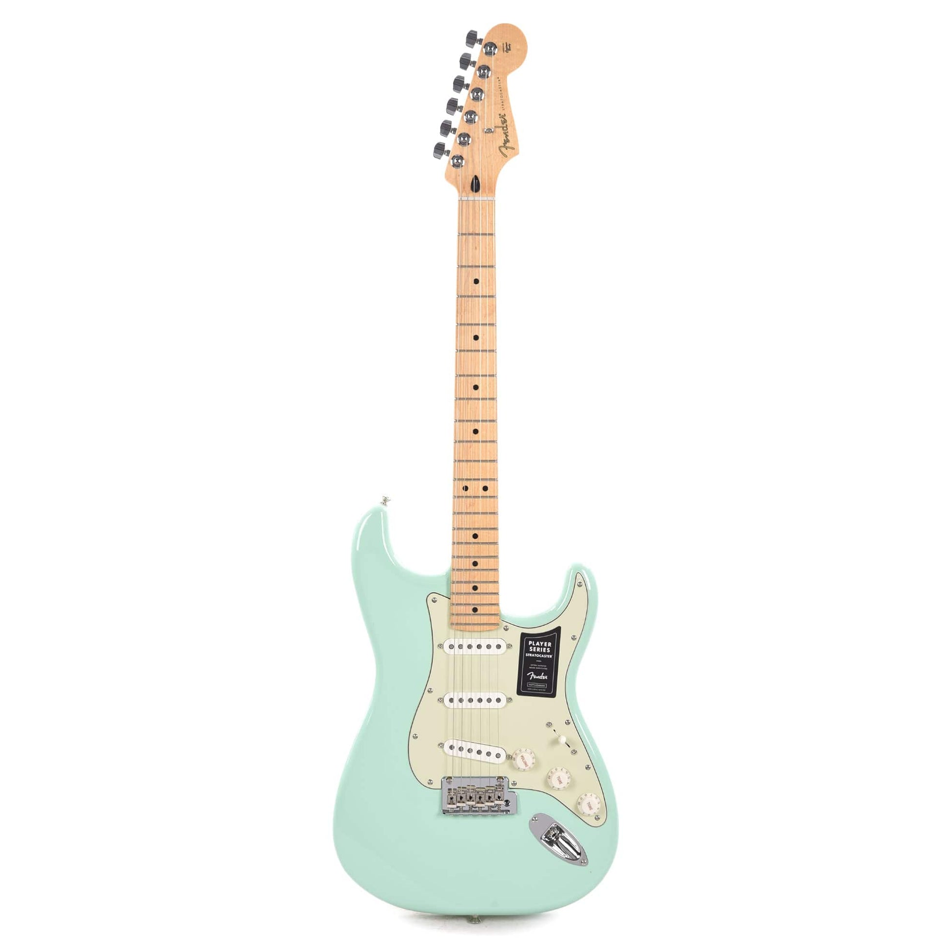 Fender Player Stratocaster Surf Green w/3-Ply Mint Pickguard Electric Guitars / Solid Body