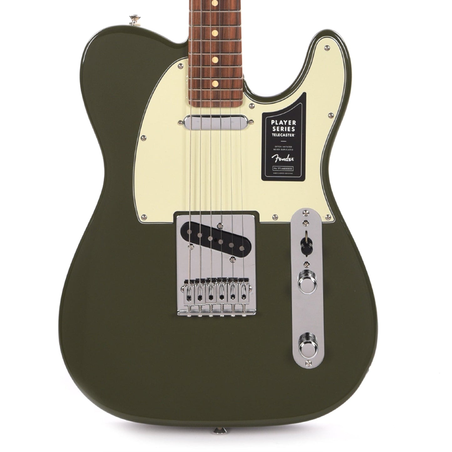 Fender Player Telecaster Olive w/3-Ply Mint Pickguard Electric Guitars / Solid Body