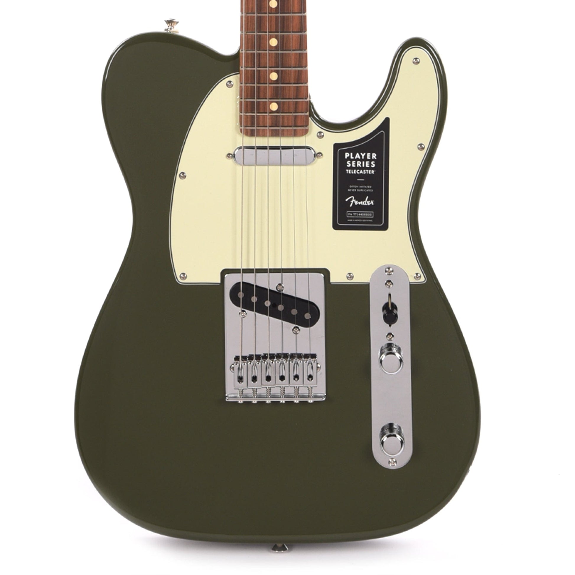 Fender Player Telecaster Olive w/3-Ply Mint Pickguard Electric Guitars / Solid Body