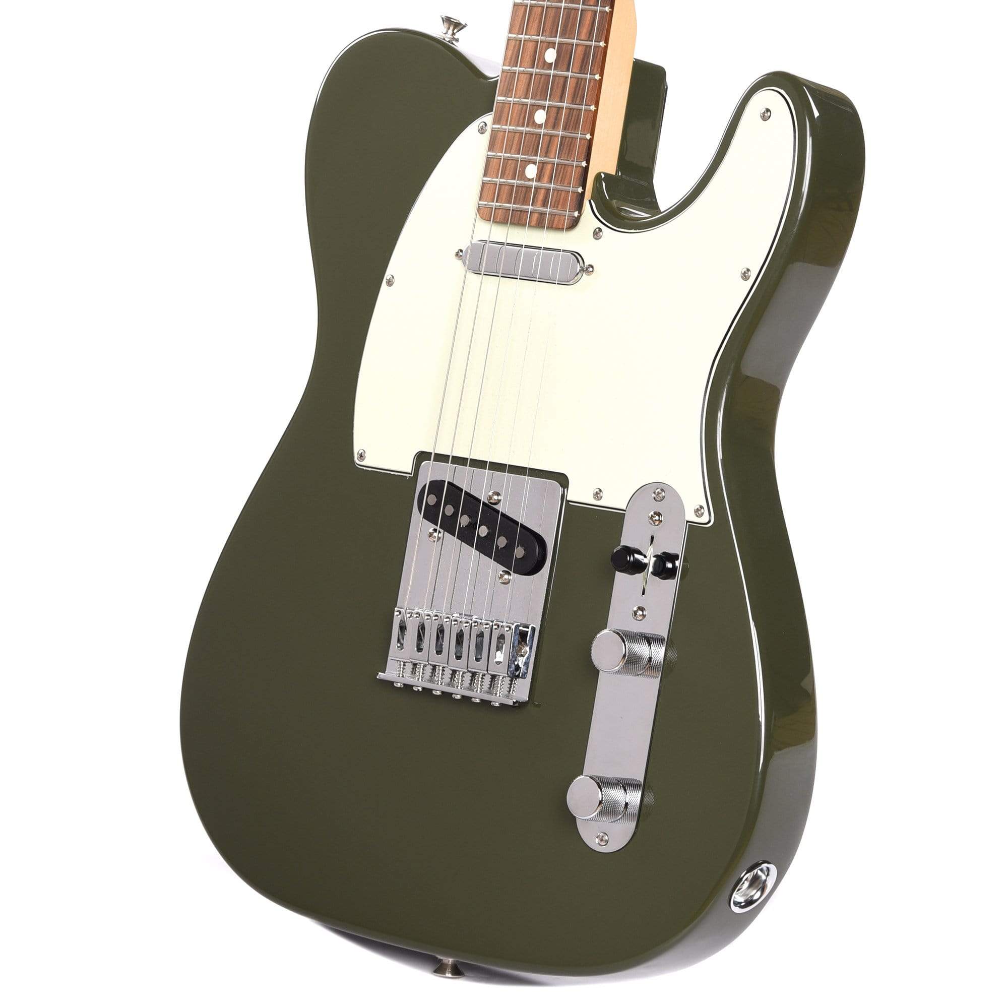 Fender Player Telecaster Olive w/3-Ply Mint Pickguard Electric Guitars / Solid Body