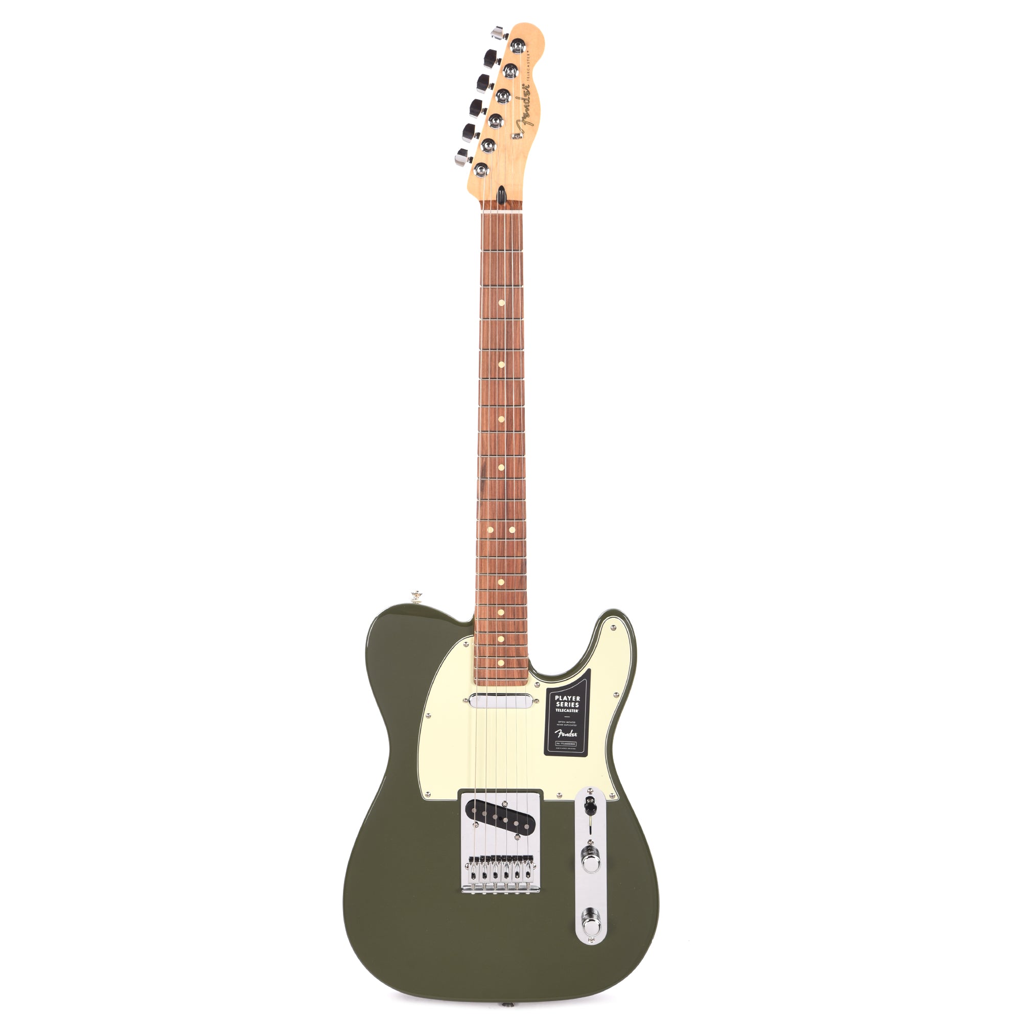 Fender Player Telecaster Olive w/3-Ply Mint Pickguard Electric Guitars / Solid Body