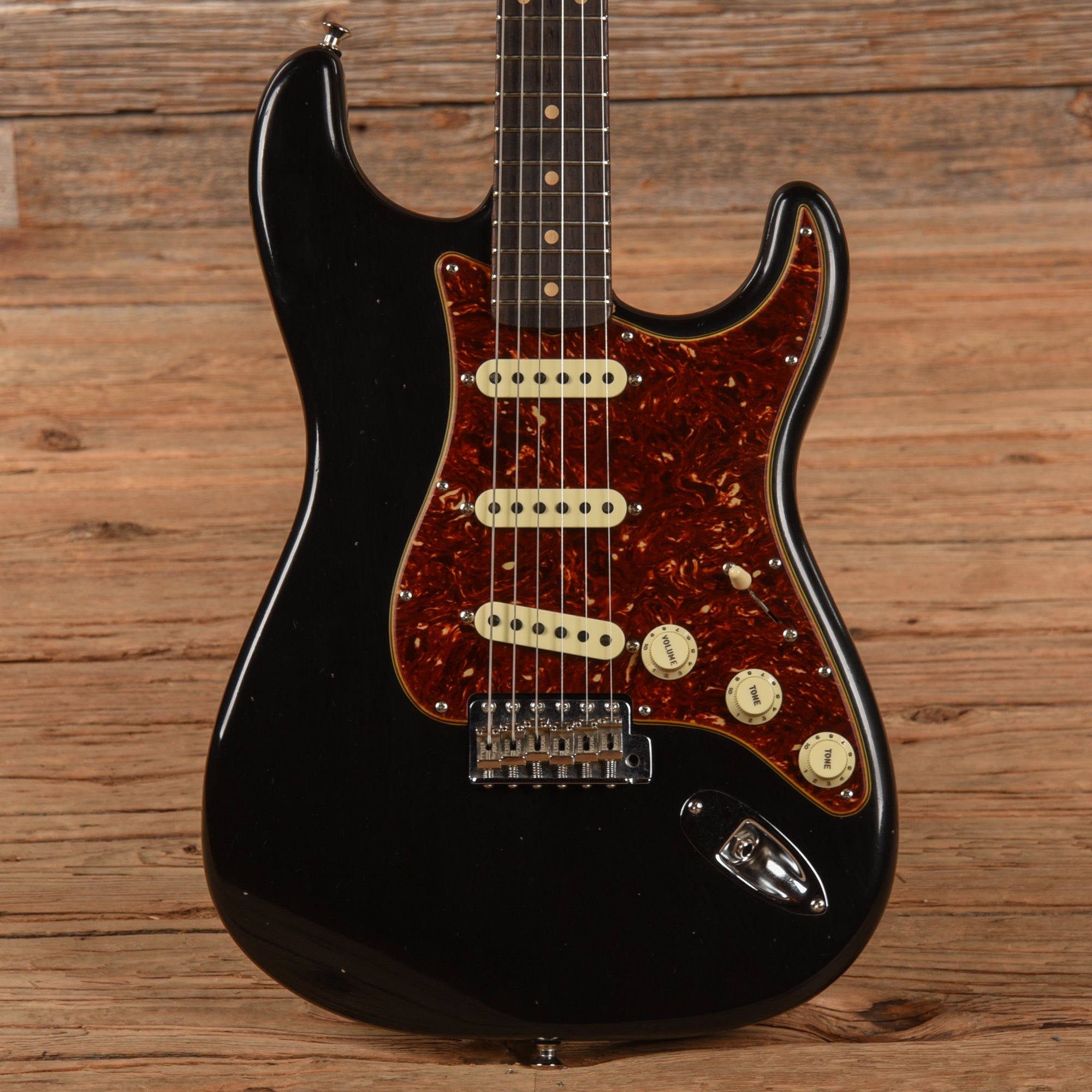 Fender Postmodern Strat Journeyman Relic Black 2022 Electric Guitars / Solid Body