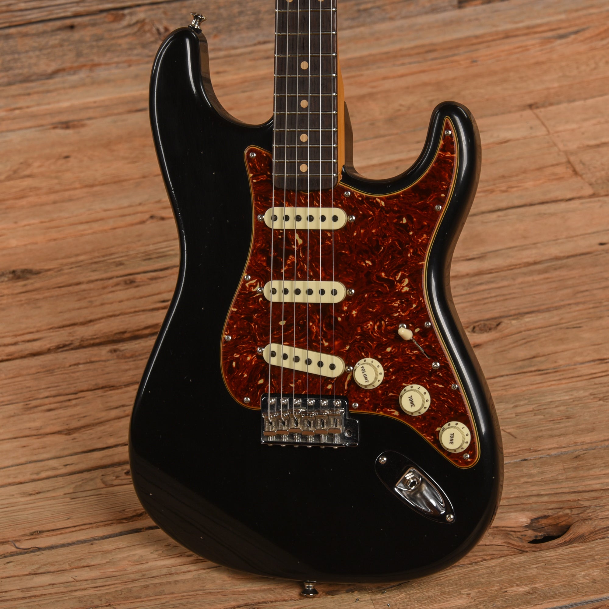 Fender Postmodern Strat Journeyman Relic Black 2022 Electric Guitars / Solid Body