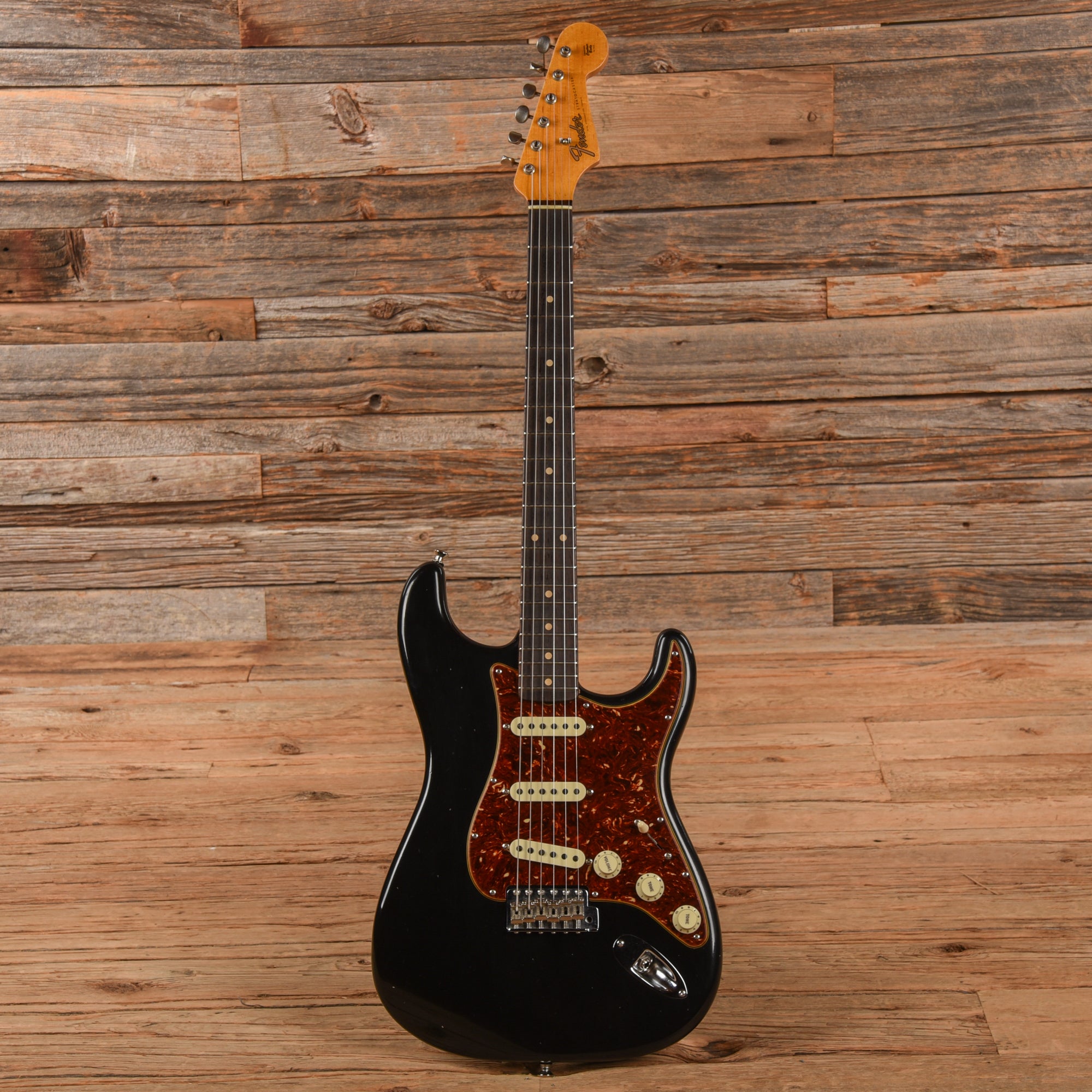 Fender Postmodern Strat Journeyman Relic Black 2022 Electric Guitars / Solid Body