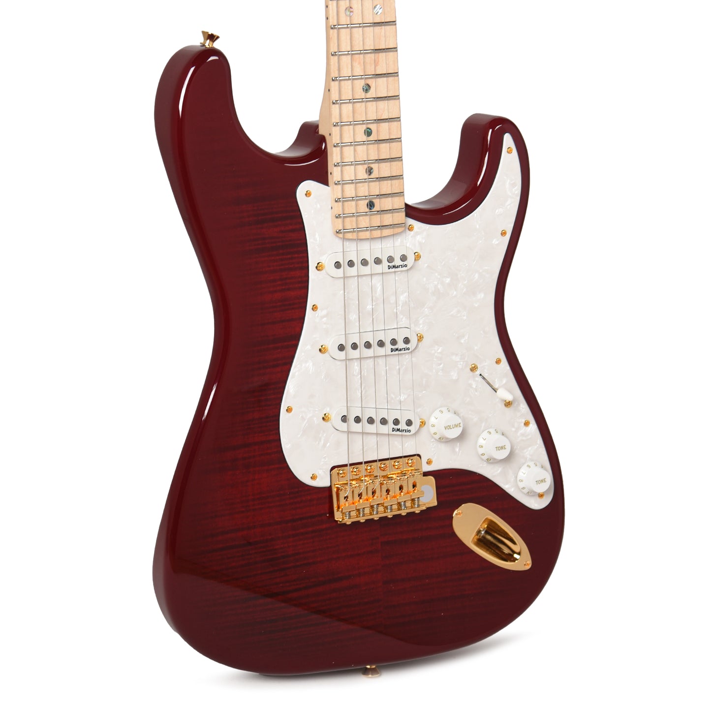 Fender Richie Kotzen Stratocaster Transparent Red Burst Electric Guitars / Solid Body