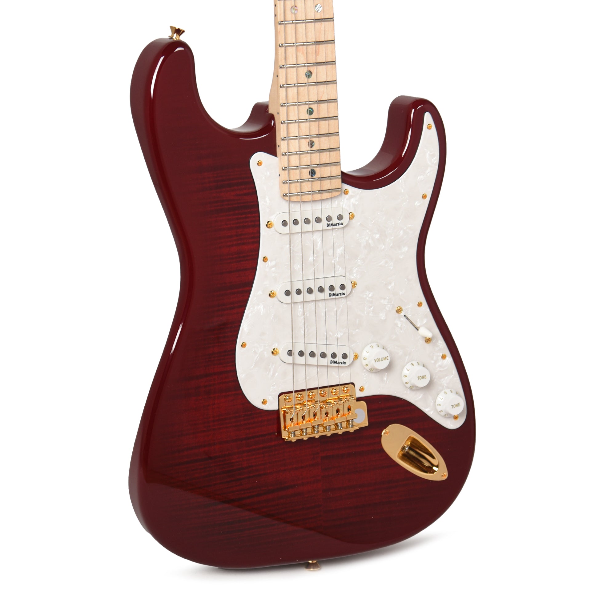 Fender Richie Kotzen Stratocaster Transparent Red Burst Electric Guitars / Solid Body