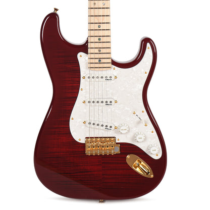 Fender Richie Kotzen Stratocaster Transparent Red Burst Electric Guitars / Solid Body